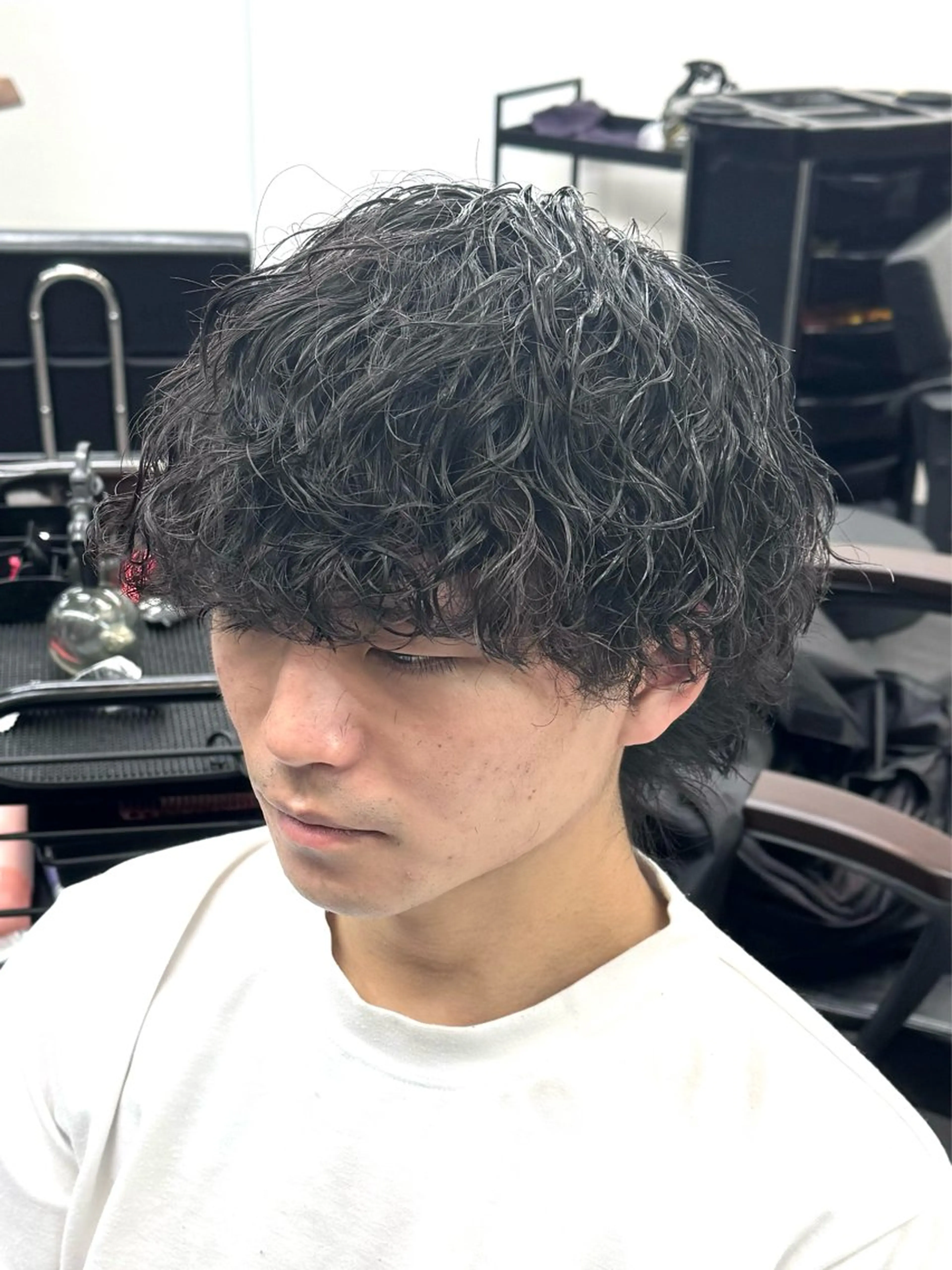 パーマ メンズ カット パーマ 柏メンズカットパーマ NO.1タイチのヘアスタイル