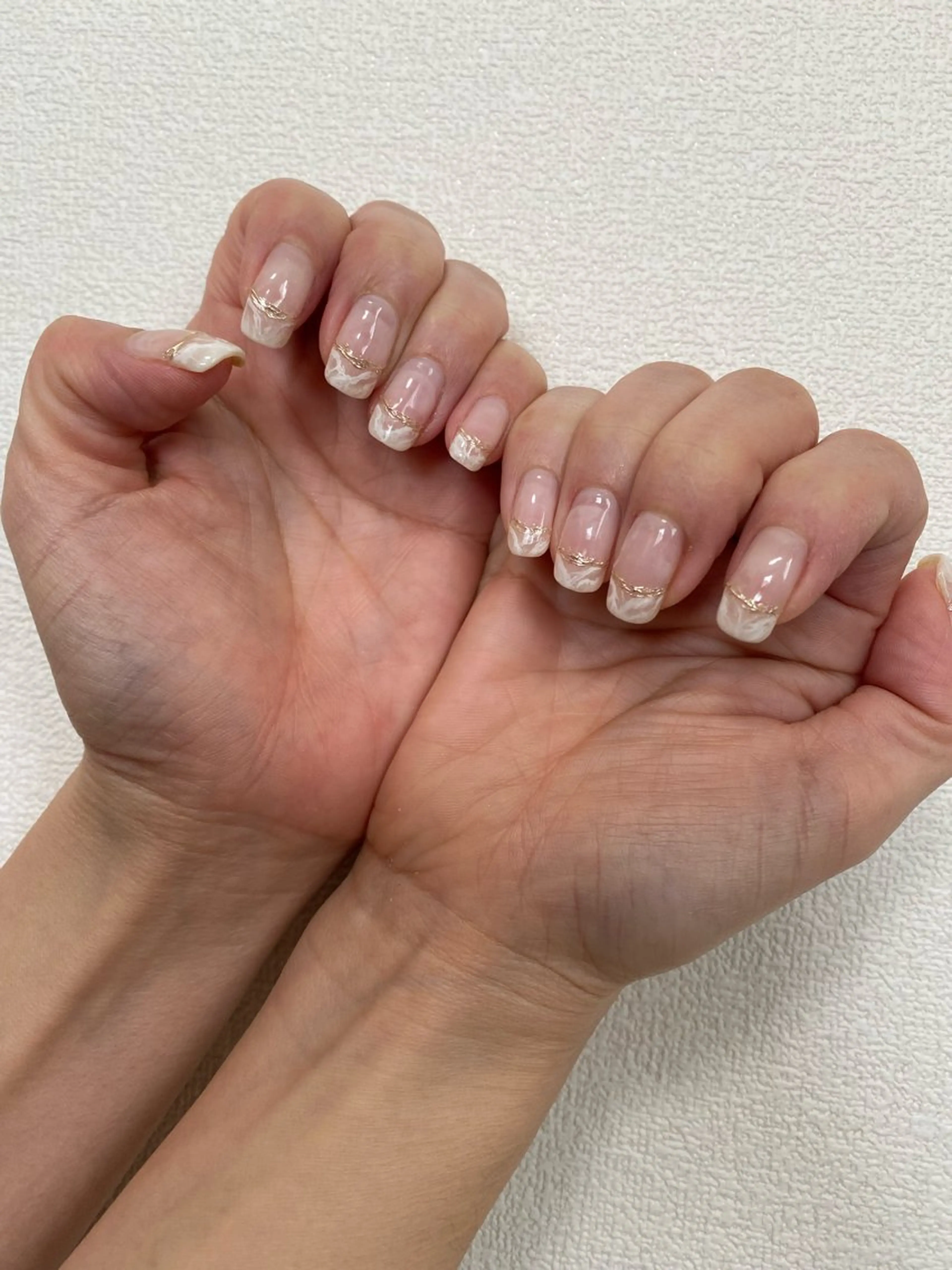 ネイル フレンチネイル ハンドネイル 自宅サロン FeelFreeのネイルデザイン