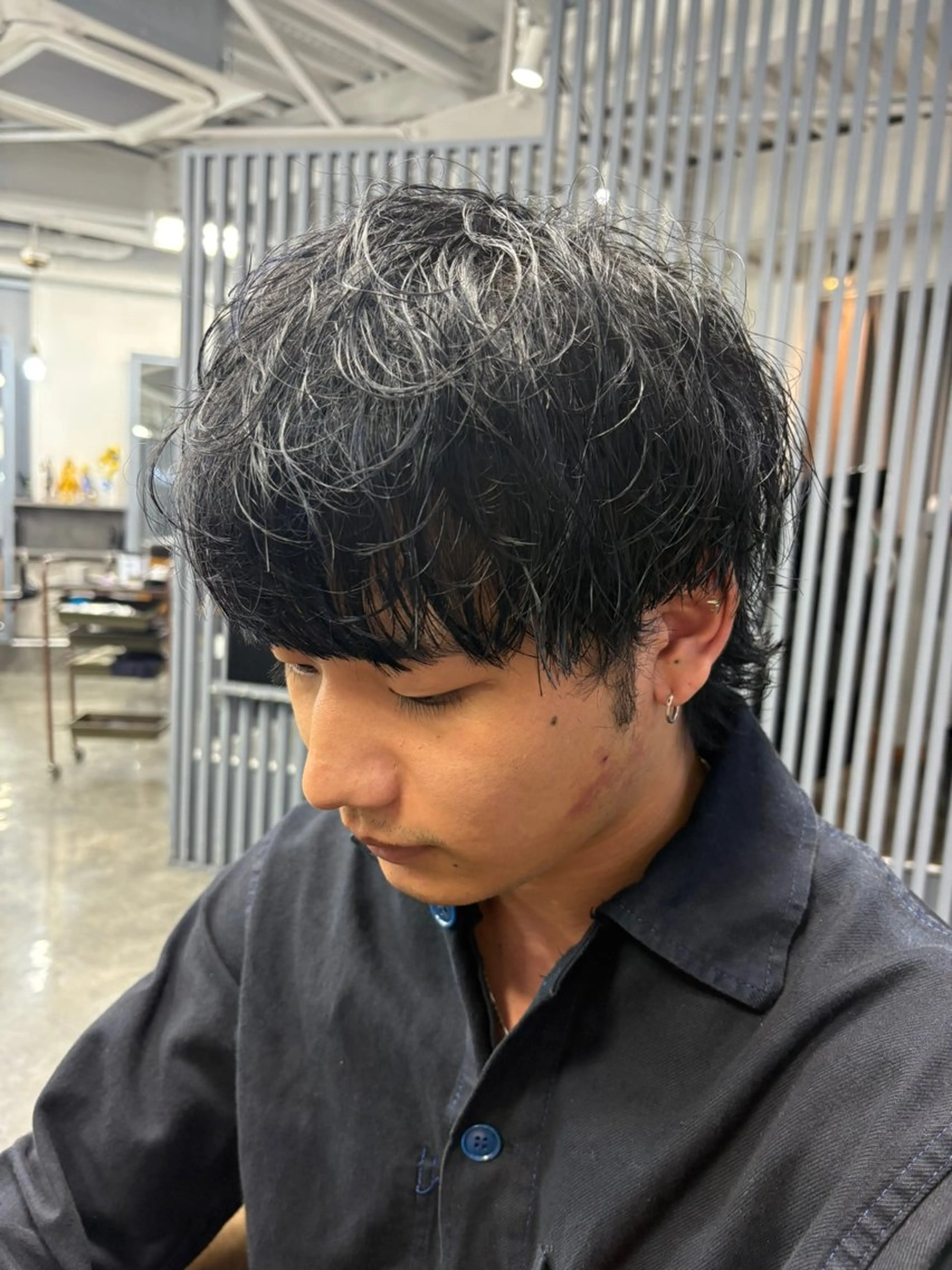 パーマ メンズ カット パーマ 梅田/全パーマ特化/ ケアパーマ特化/秋本のヘアスタイル