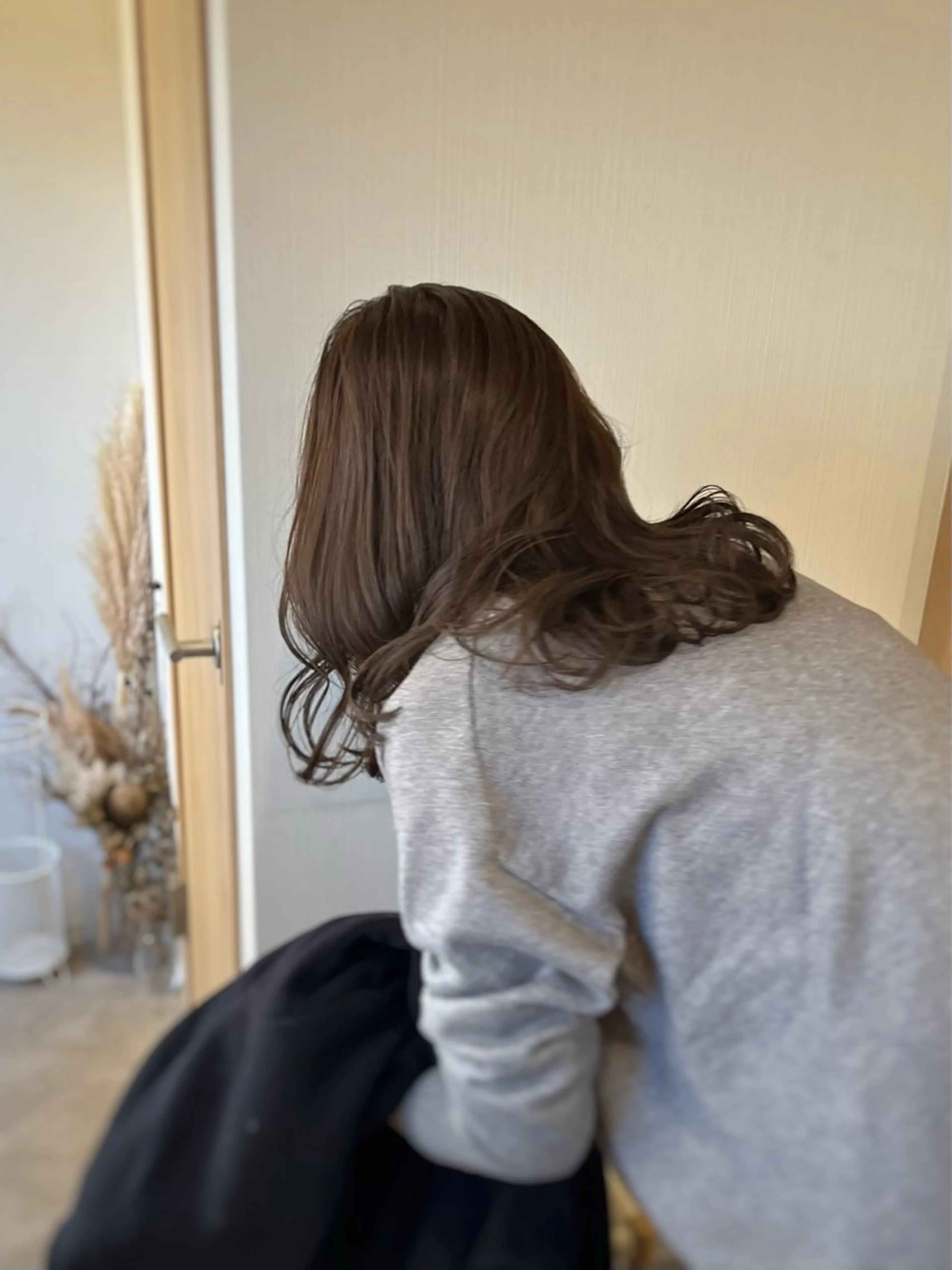 セミロング カラー カット ヘアカラー トリートメント 下石怜子/レイヤー/ 透明感カラーのヘアスタイル