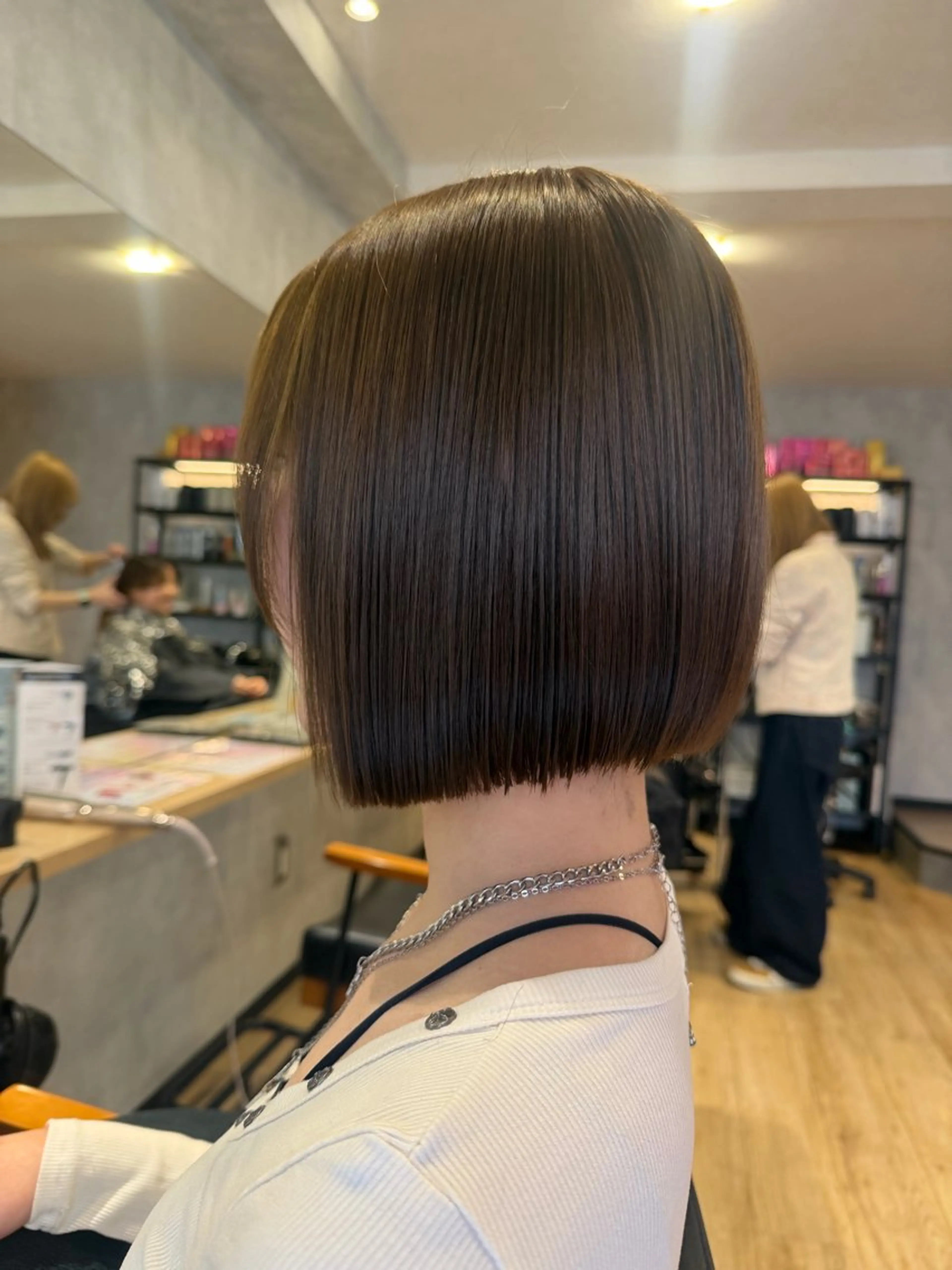 ショート カラー カット ヘアカラー 🎀Maho🎀ボブ × 髪質改善のヘアスタイル