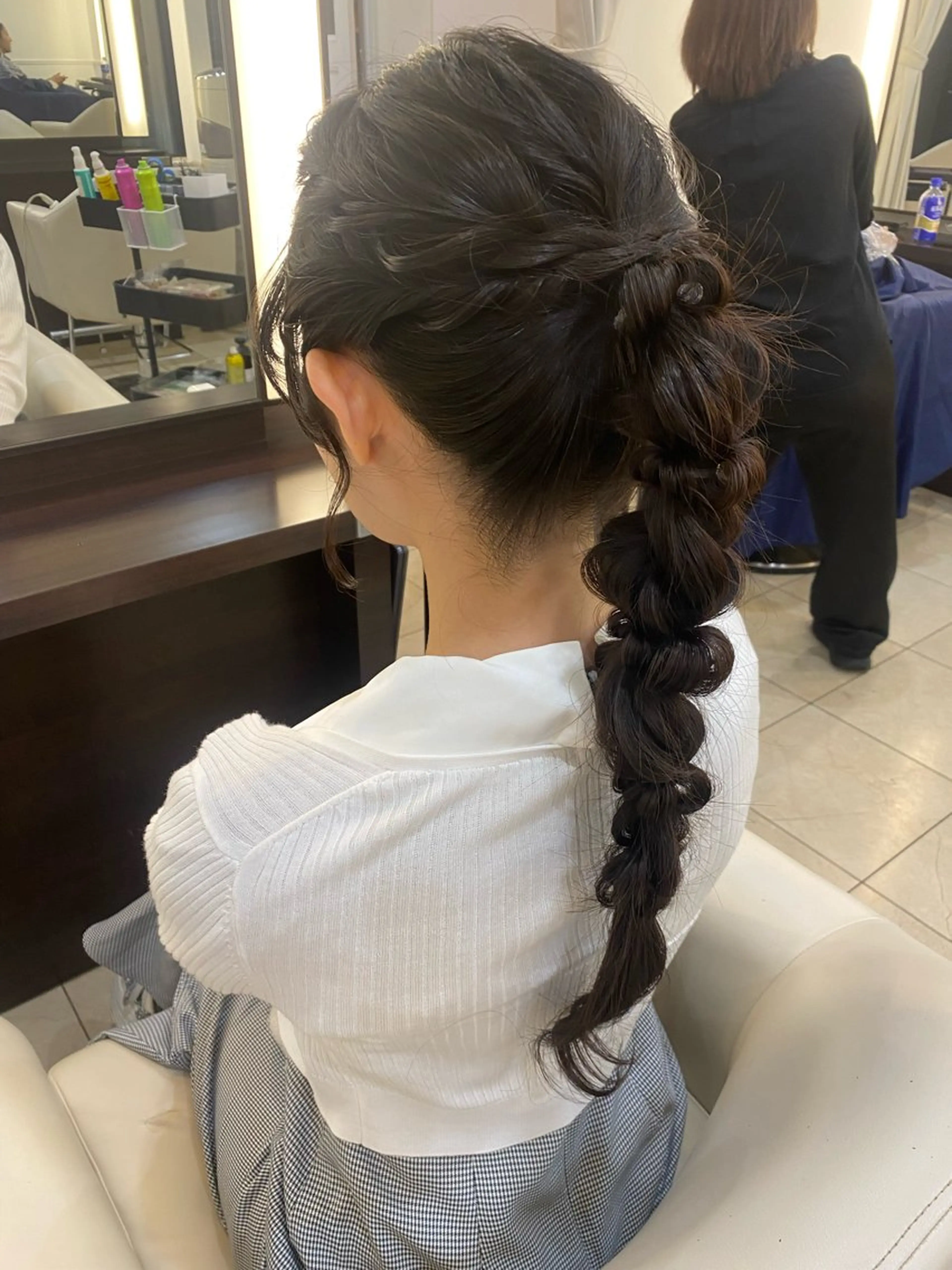 ロング ヘアアレンジ ポニーテール 石垣廣乃 /Hironoのヘアスタイル