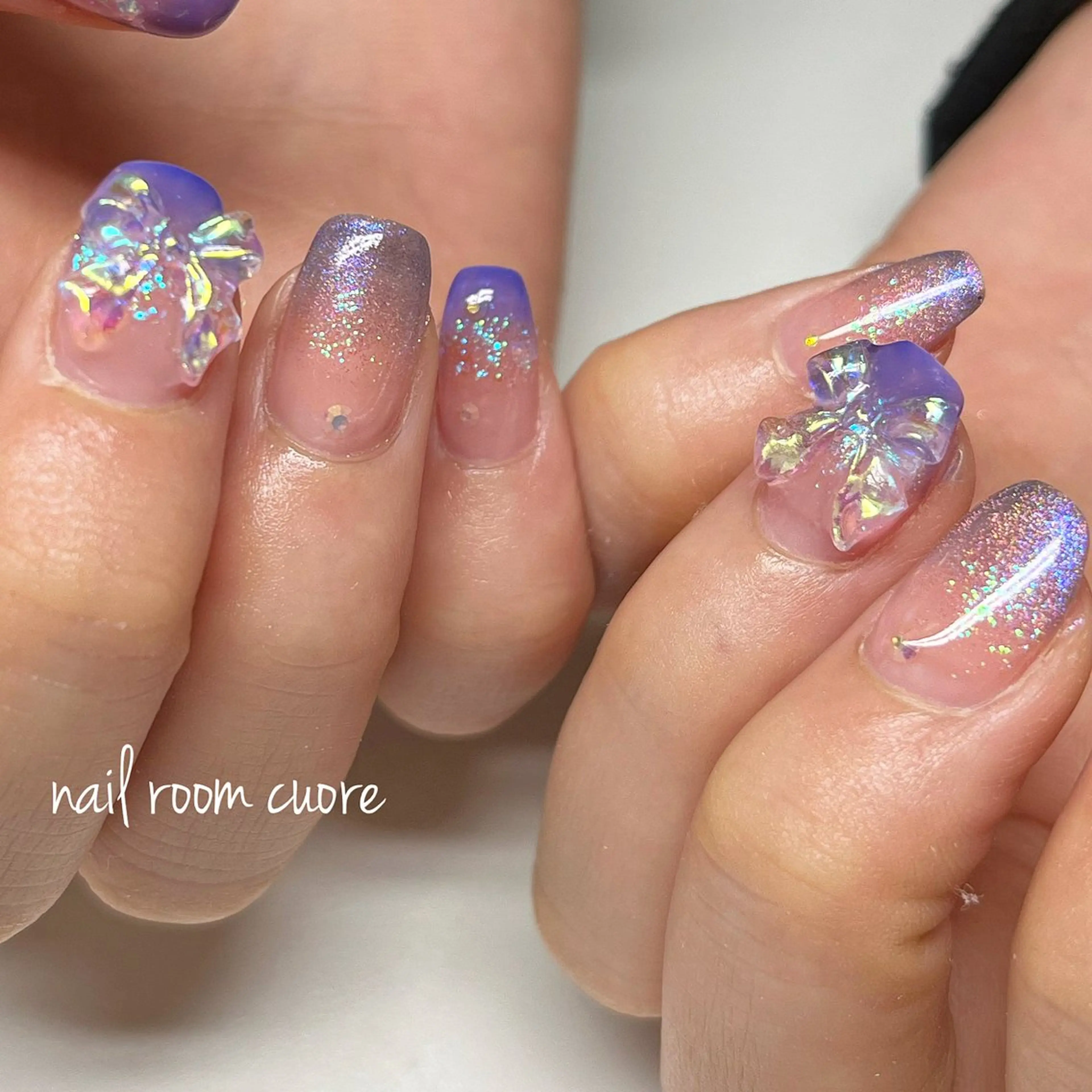 ネイル キラキラネイル nail room  cuore所属・松尾 典子のネイルデザイン