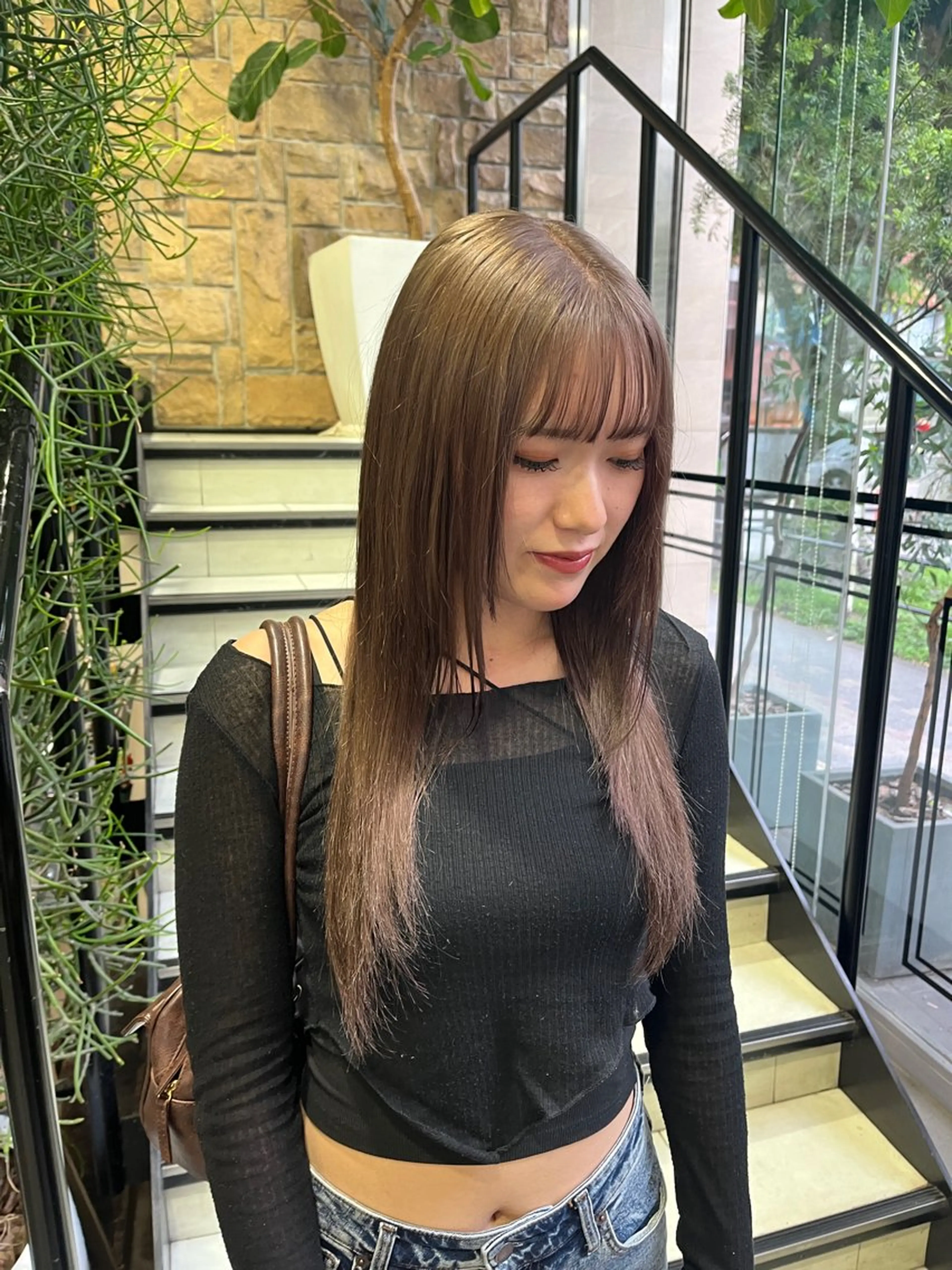 ロング カラー ヘアカラー waka❤️✨ レイヤーボブ/ネイルのヘアスタイル