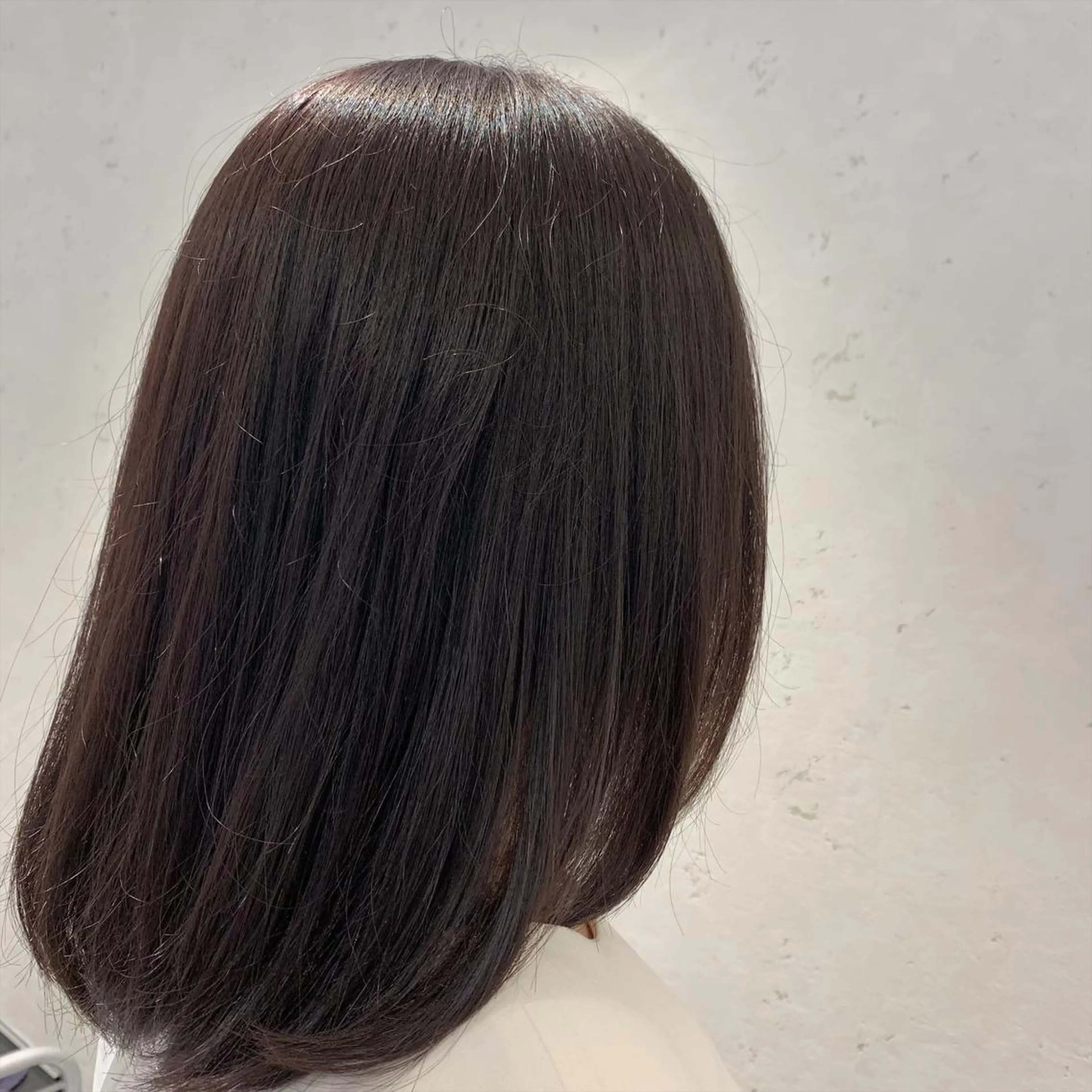 ミディアム カラー エドルカラー 外山 実咲のヘアスタイル