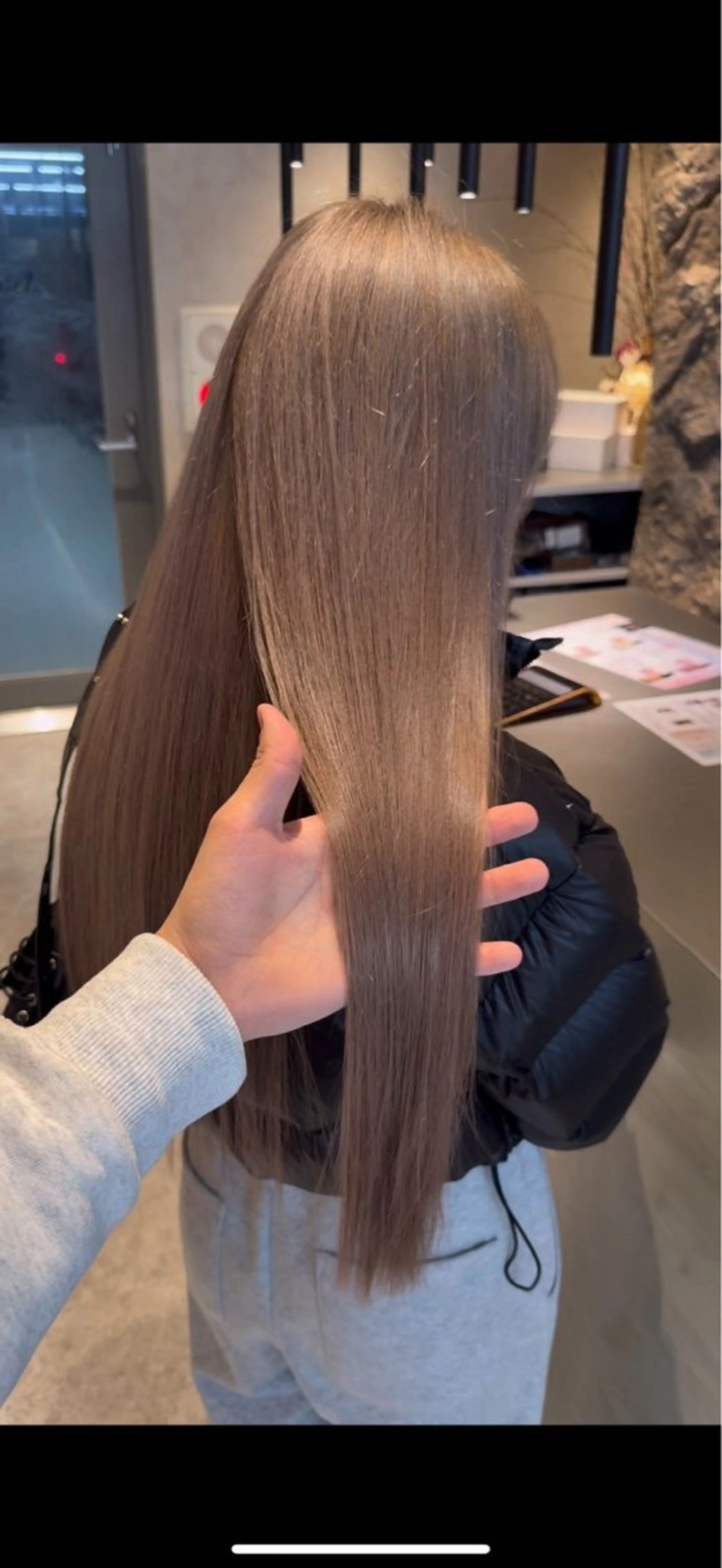 セミロング カラー ヘアカラー トリートメント Aster 店長 れおん✂️のヘアスタイル