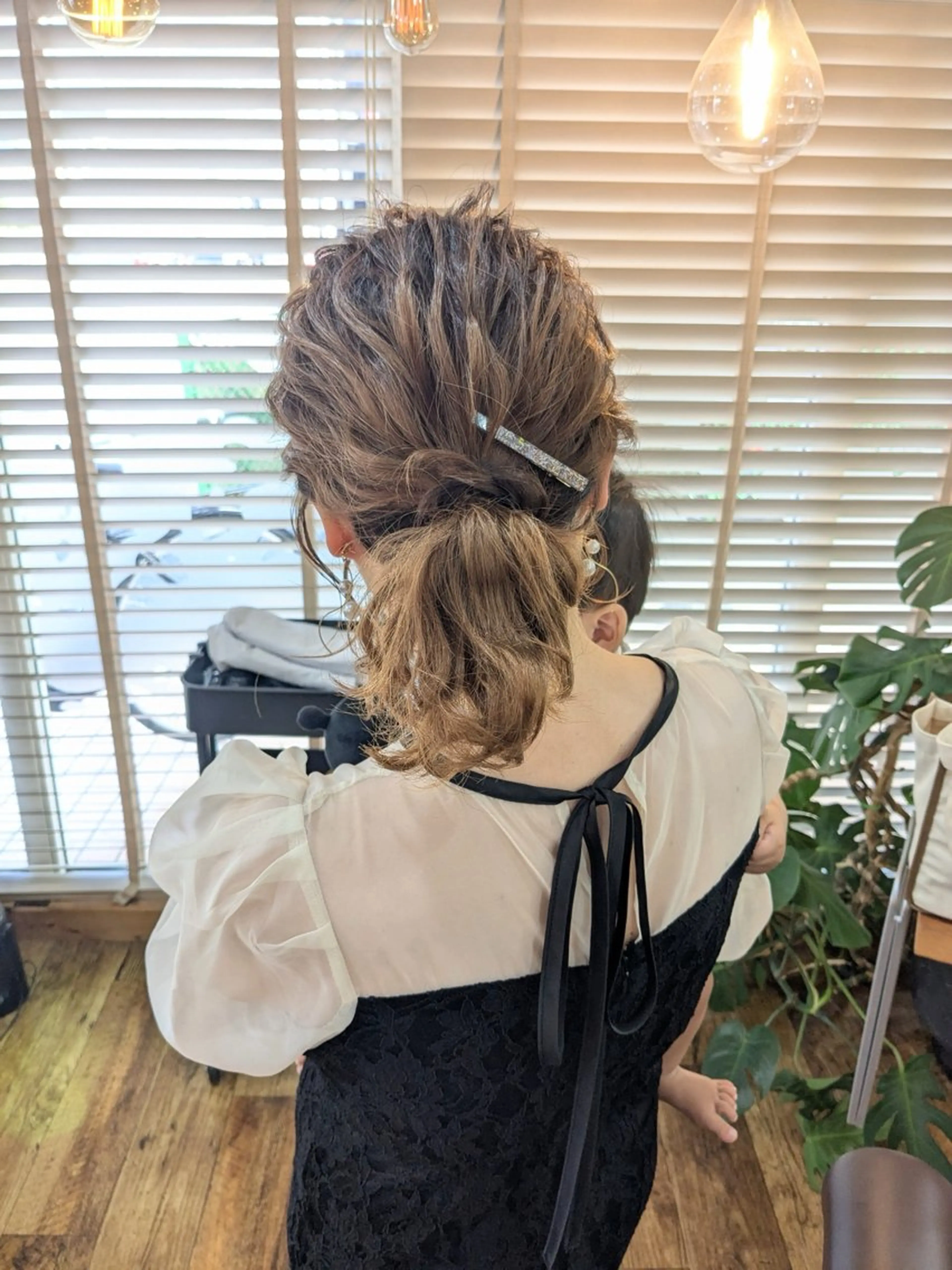 ミディアム ヘアアレンジ ヘアセット bright所属・miku ヘアセット/着付けのヘアスタイル