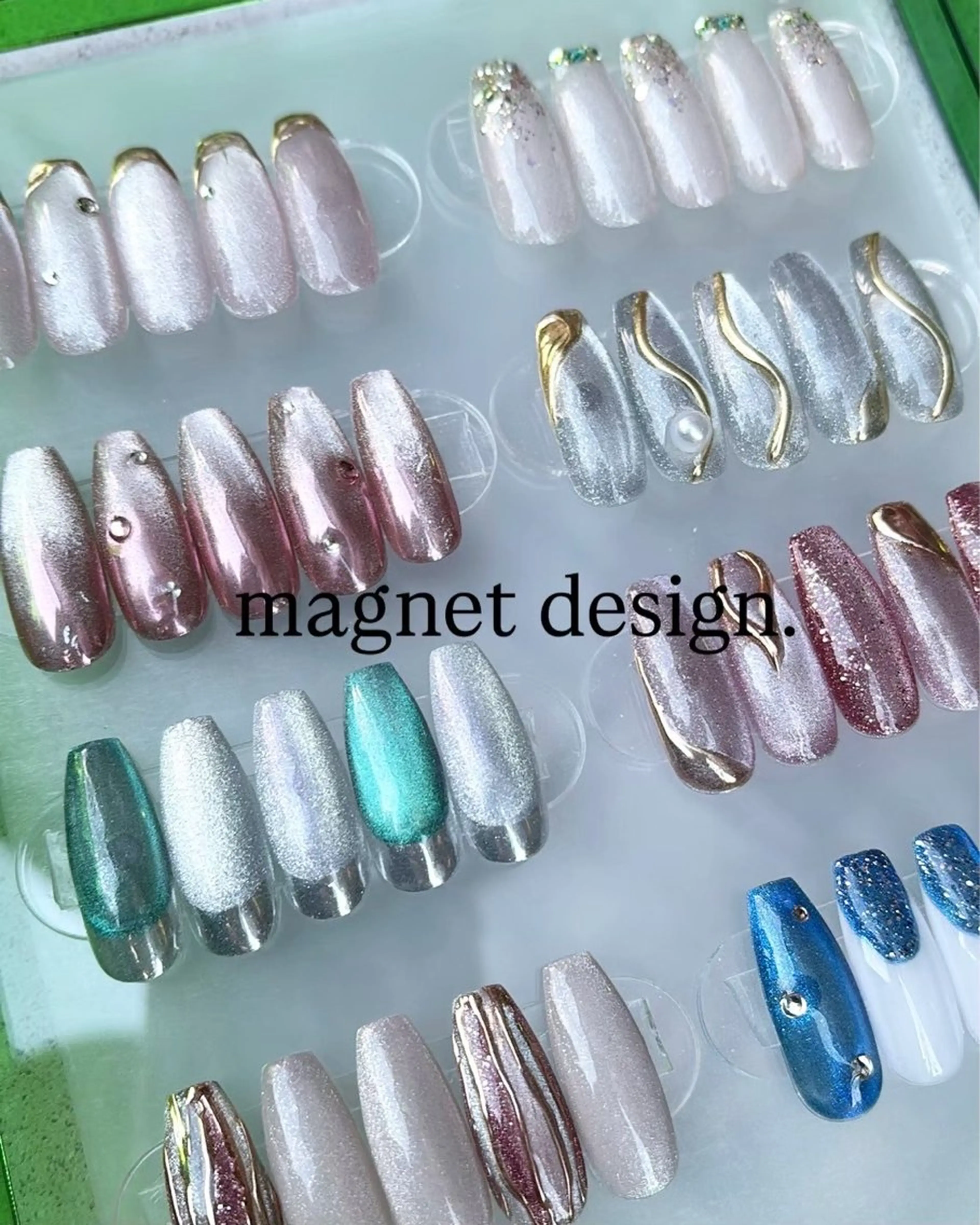 オフ込み💅ハンド　マグネットアートデザイン🎨の写真