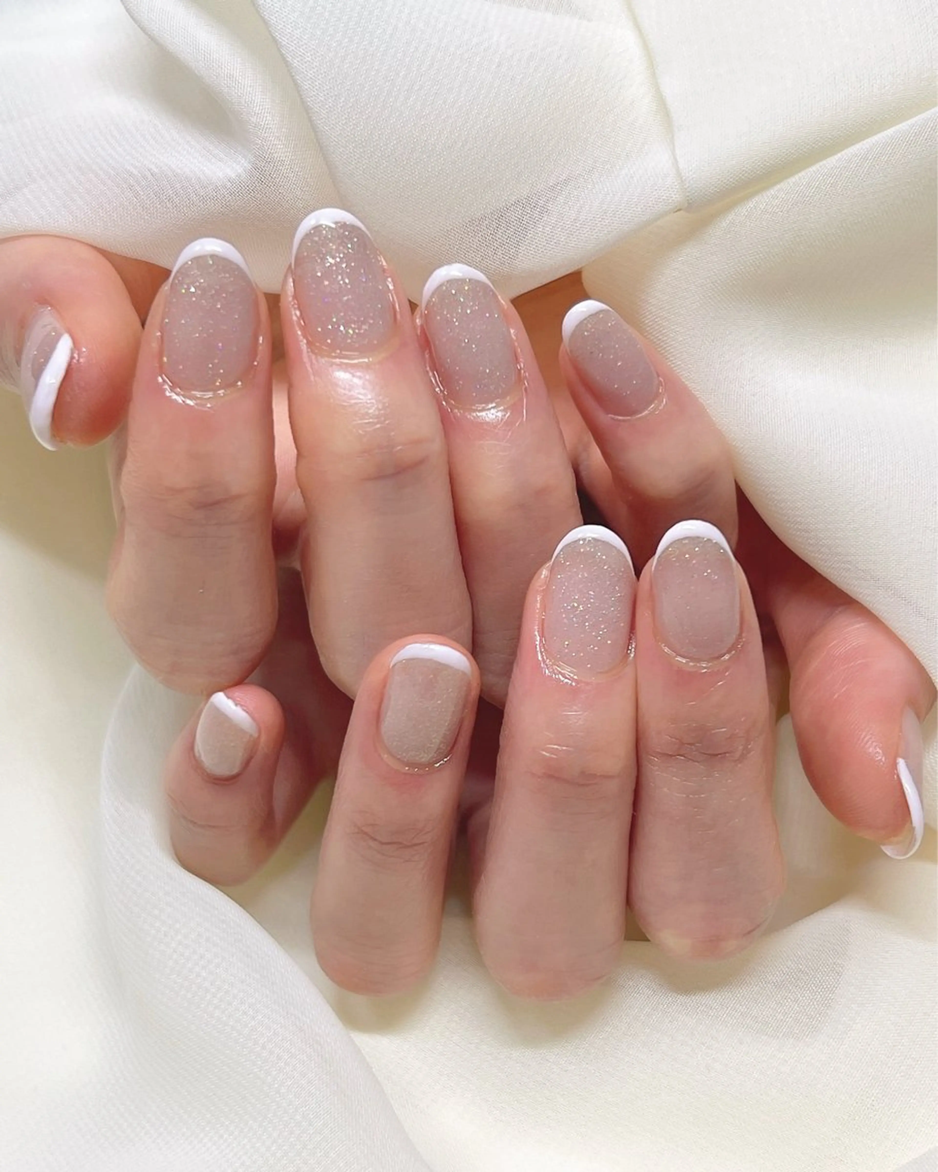 ネイル フレンチネイル ピンク nail salon MUAのネイルデザイン