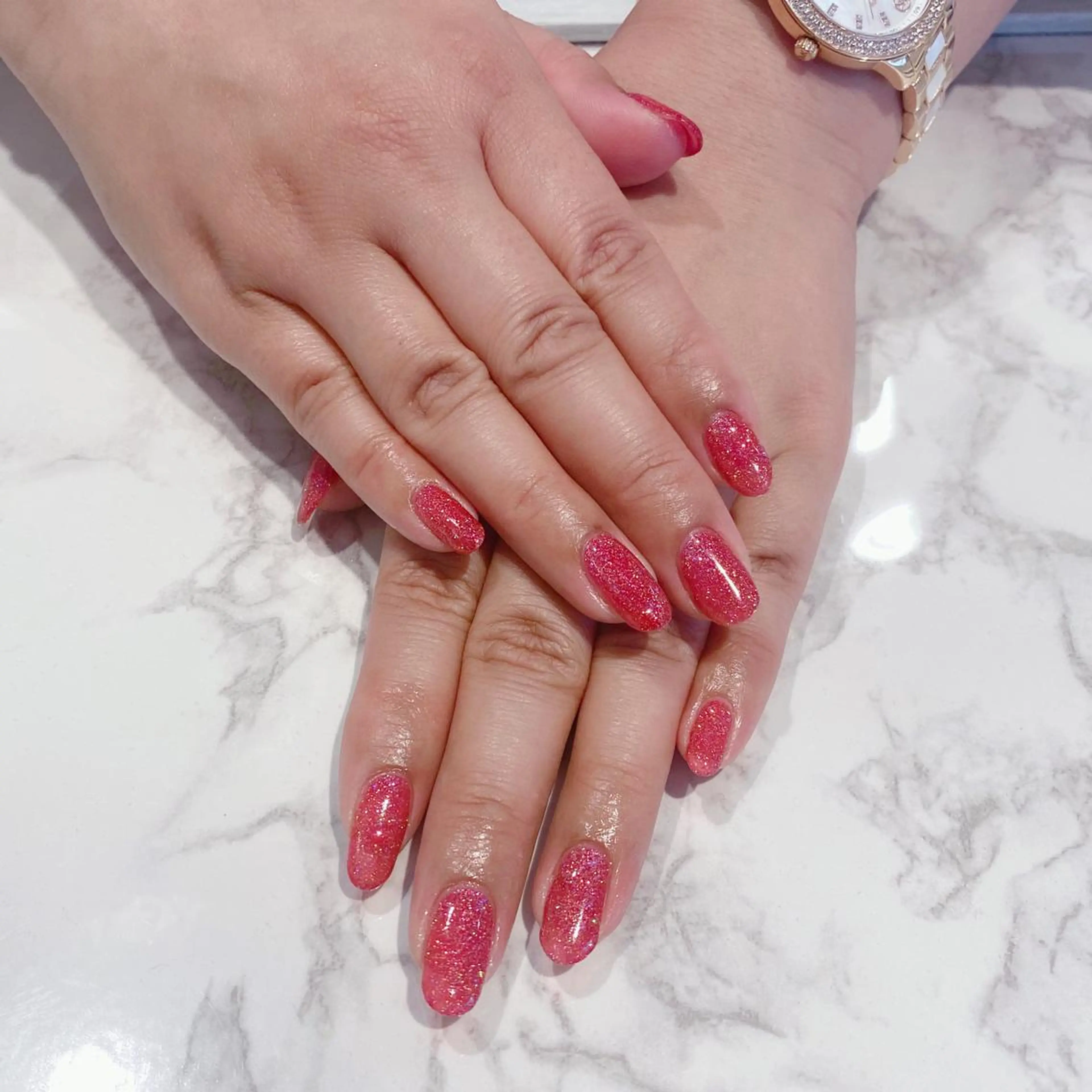 ネイル ラメ(グリッター) ワンカラーネイル Vinculum所属・ネイルサロン Vinculumのネイルデザイン