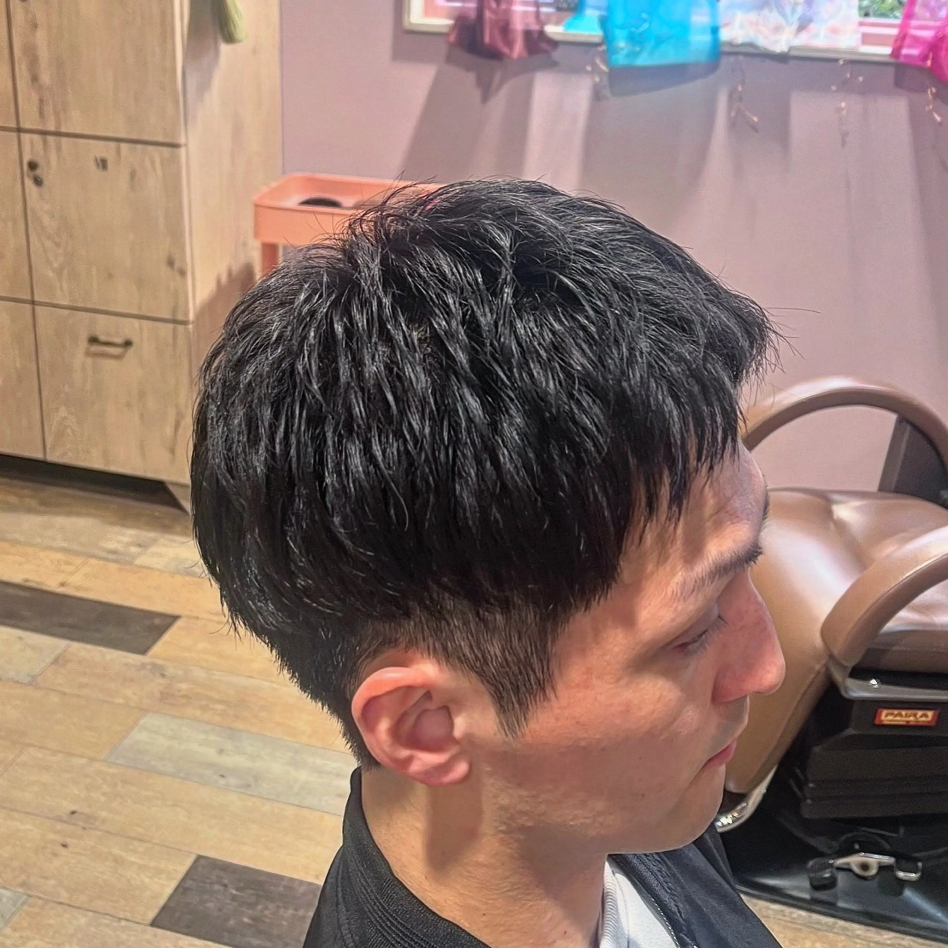 メンズ ベージュカラー⌇﻿ くびれヘア.𐙚心音のヘアスタイル