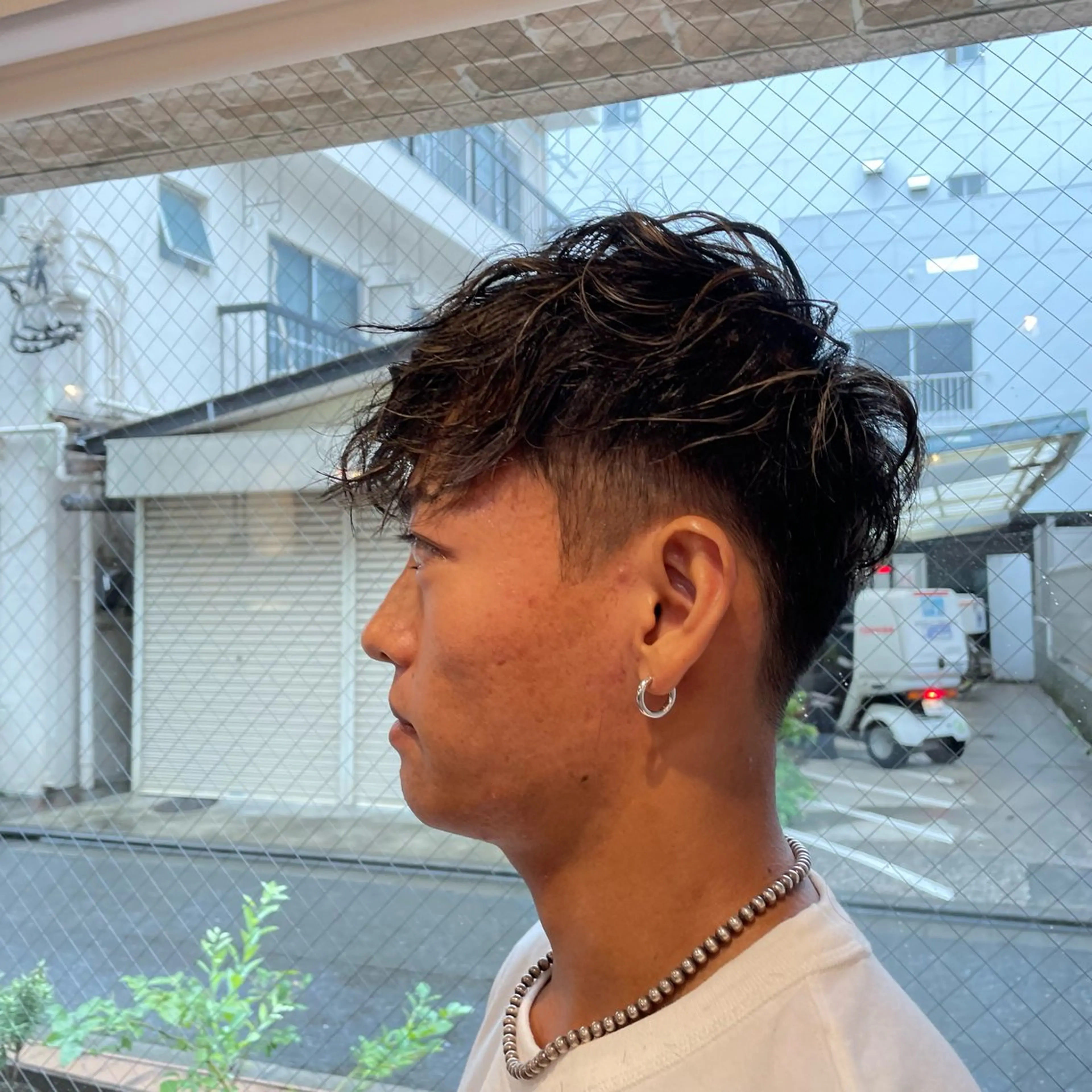 パーマ メンズ 西村 友佑のヘアスタイル