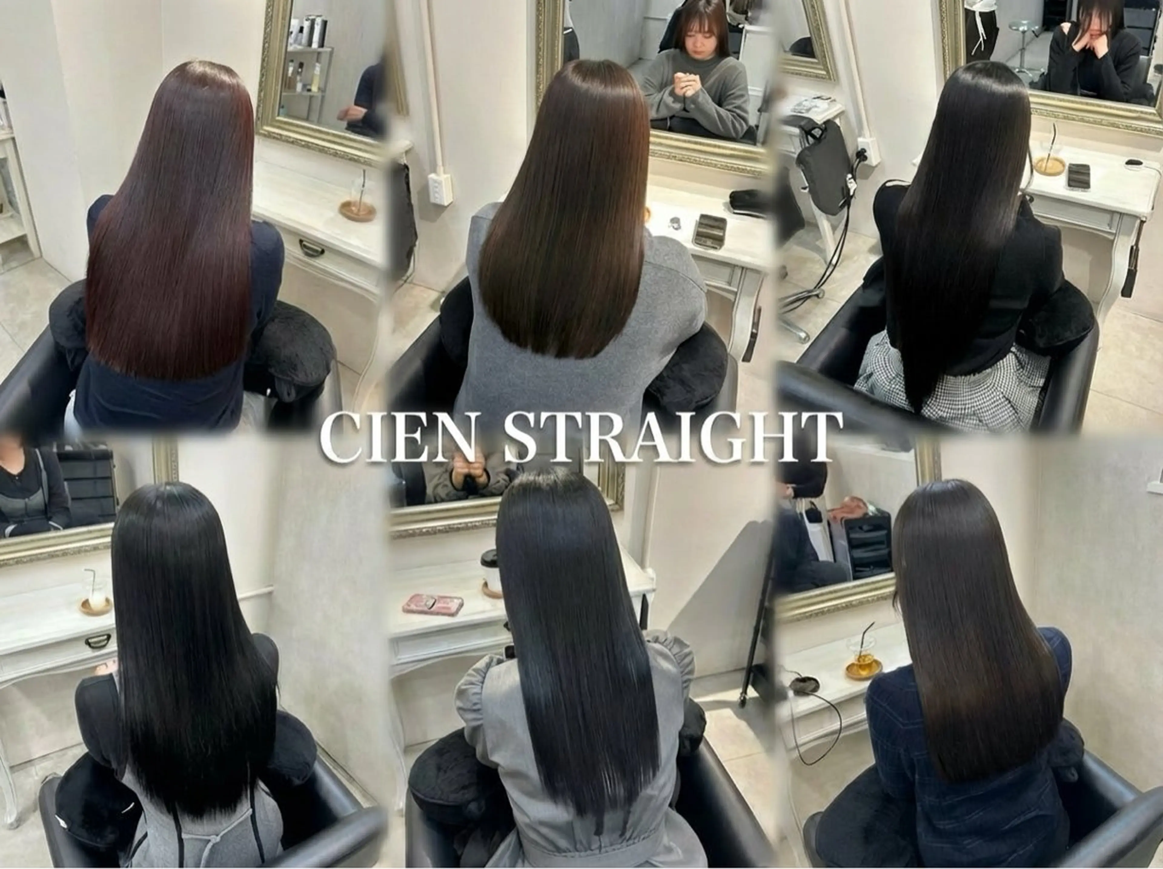 ロング 縮毛矯正 カット 縮毛矯正 トリートメント えり 堀江/ボブ /透明感/レイヤーのヘアスタイル