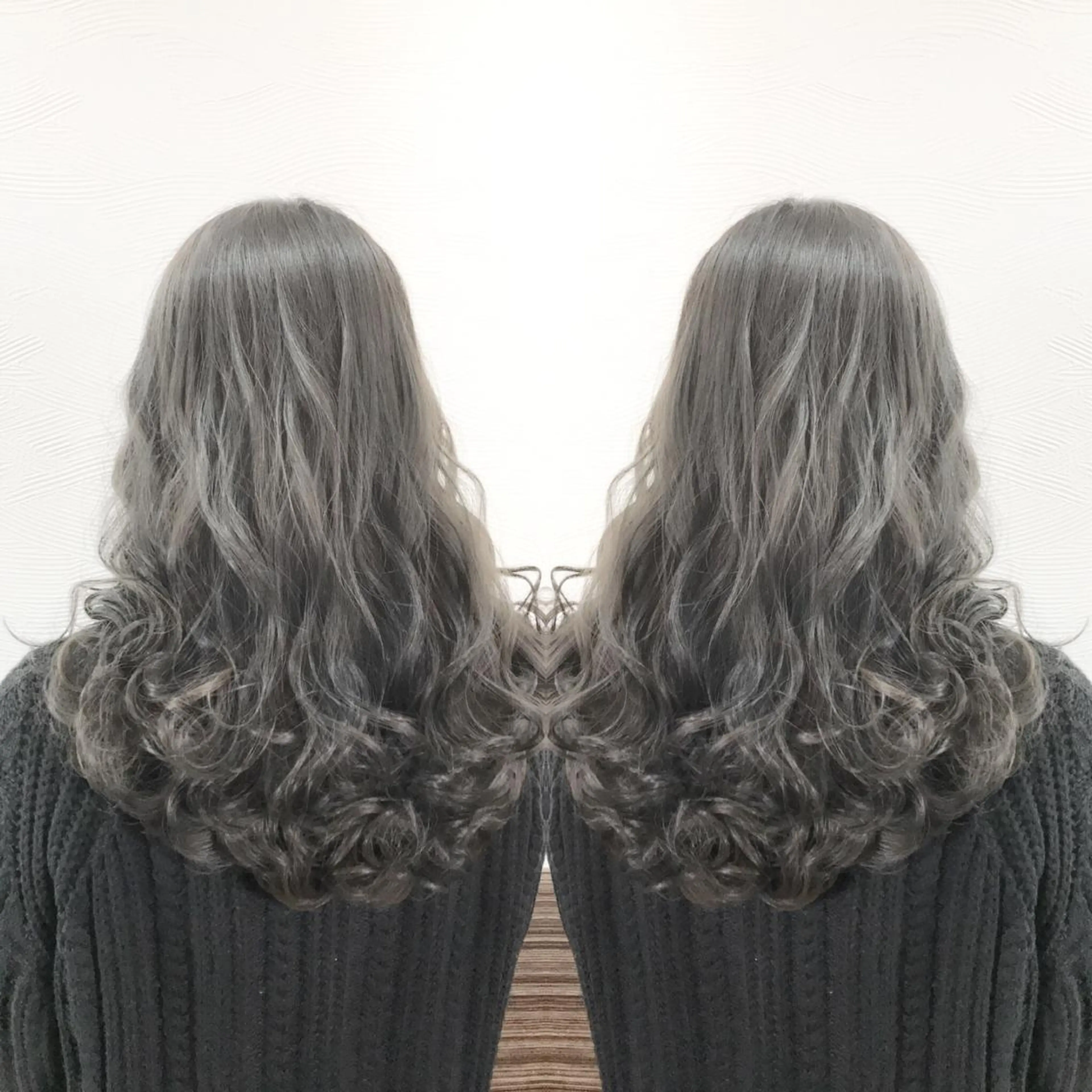 セミロング カラー アッシュ supbytomee所属・カラー特化型サロン #SUP.のヘアスタイル