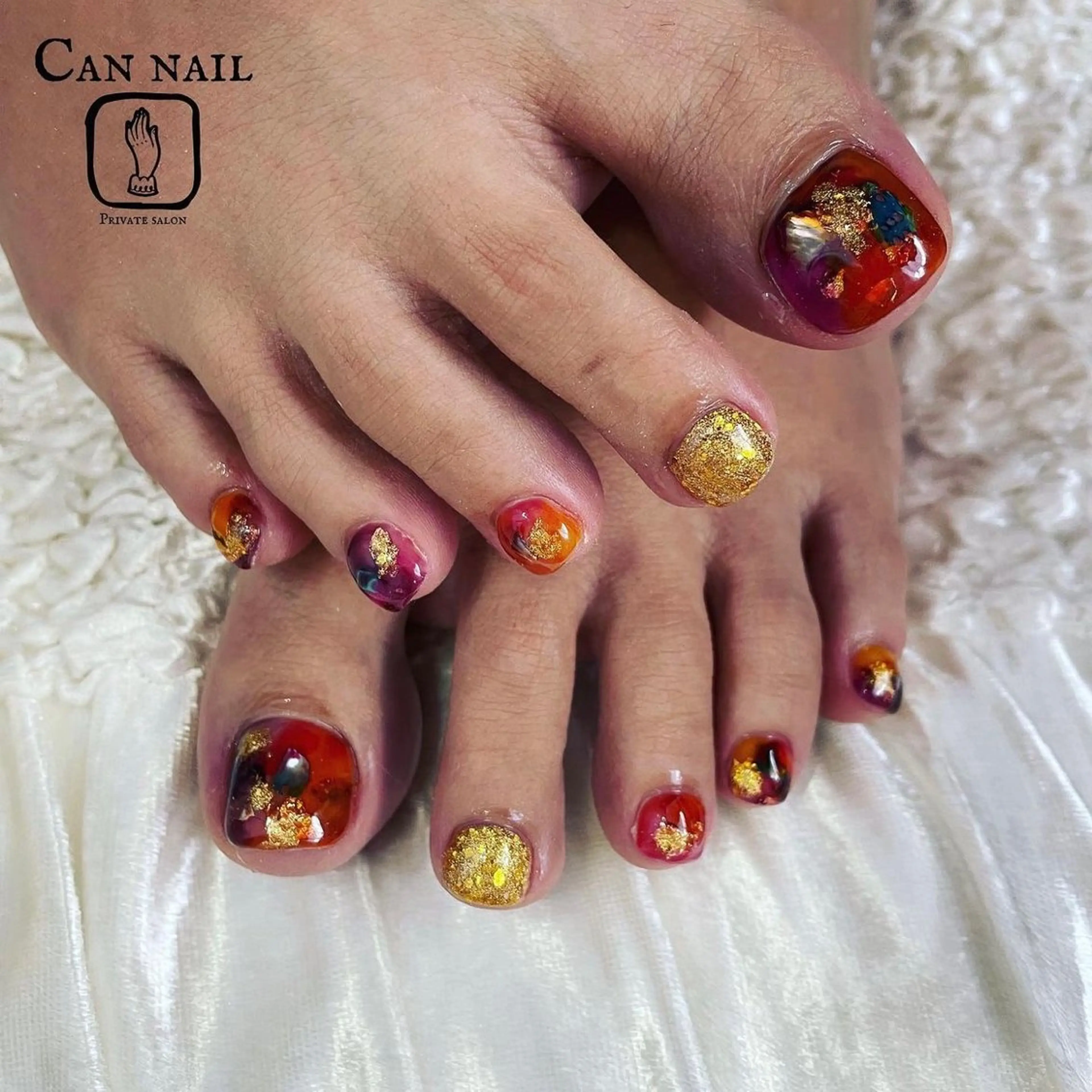 ネイル フットネイル Parfum パルファンのネイルデザイン