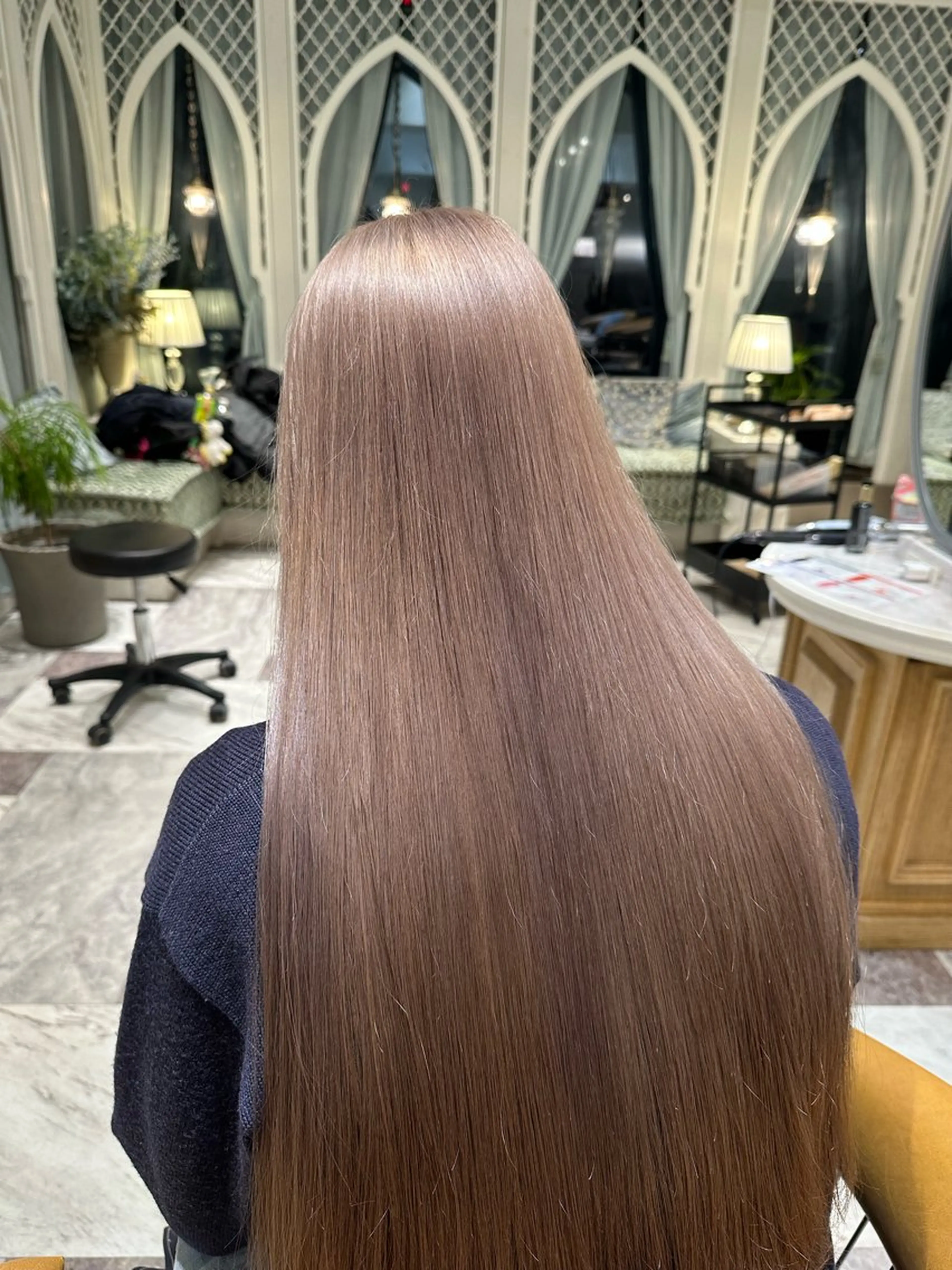 ロング カット ヘアカラー MASHU韓国ヘア/ レイヤー/透明感カラのヘアスタイル