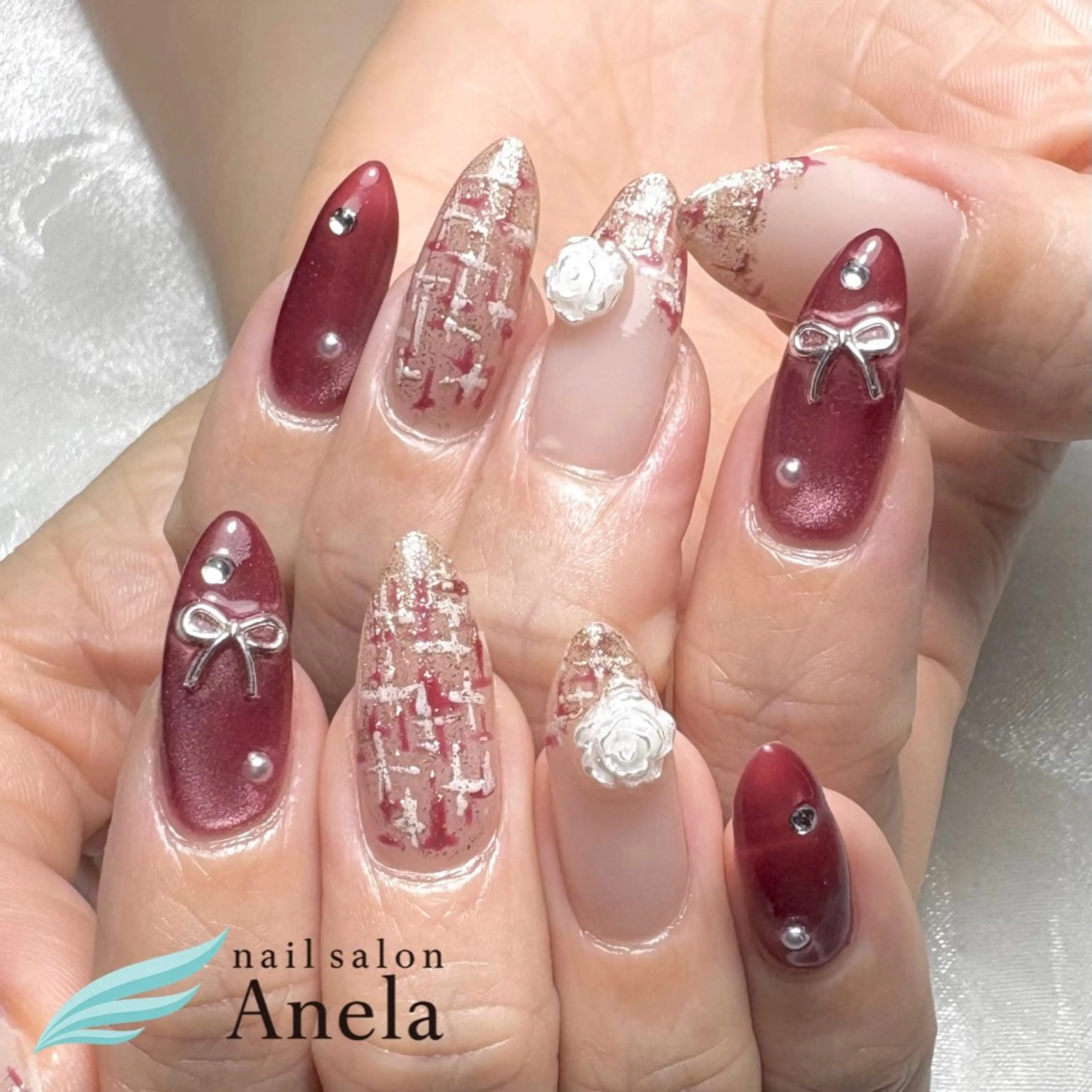 ネイル ハンドネイル nail salon Anela🪽🫧のネイルデザイン