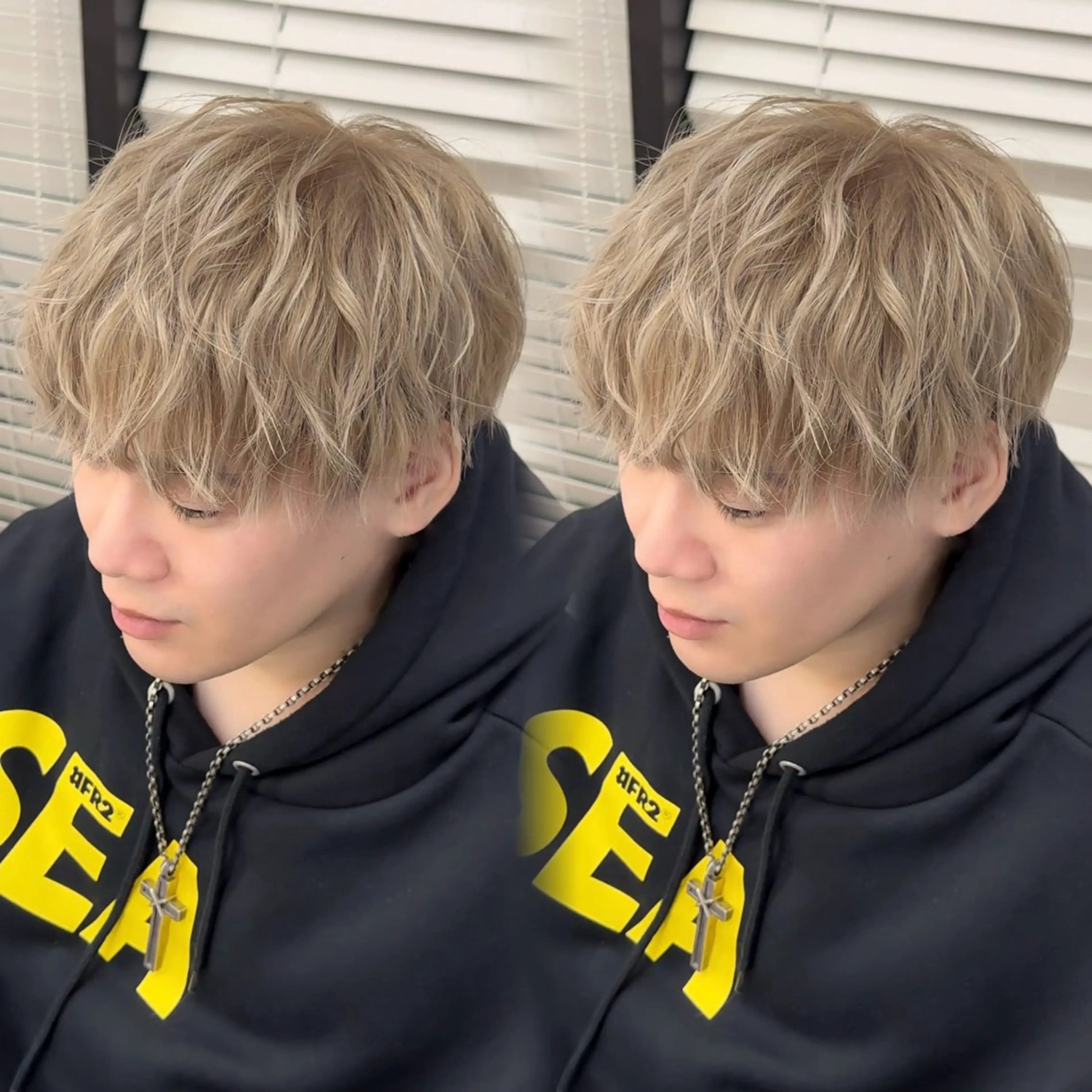 カラー メンズ メンズ/メッシュ ‪‪/セット/aoiのヘアスタイル