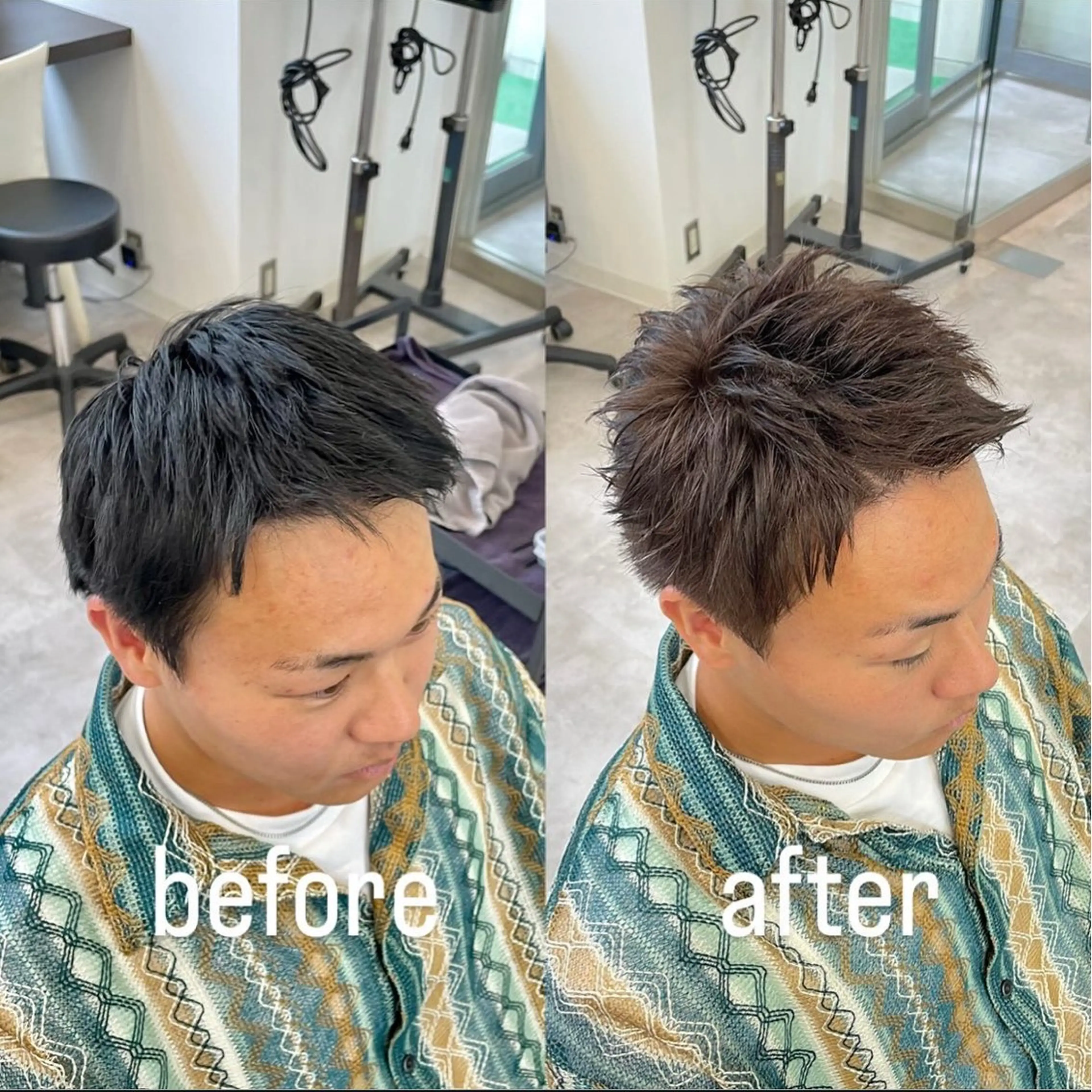カラー メンズ カット ヘアカラー メンズ特化 / ツイスパ🔥高林拓斗のヘアスタイル