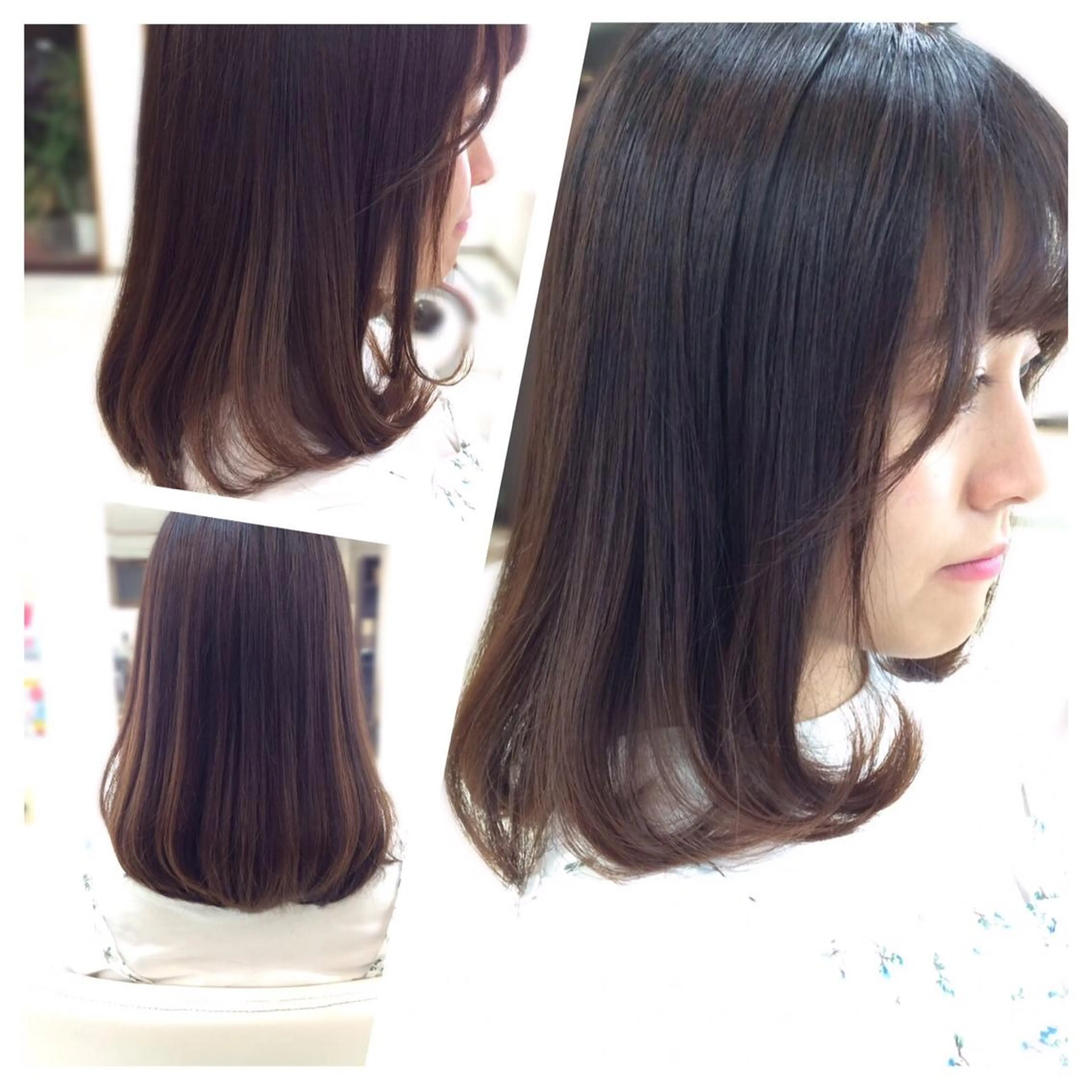 ミディアム いけだ ゆうのヘアスタイル