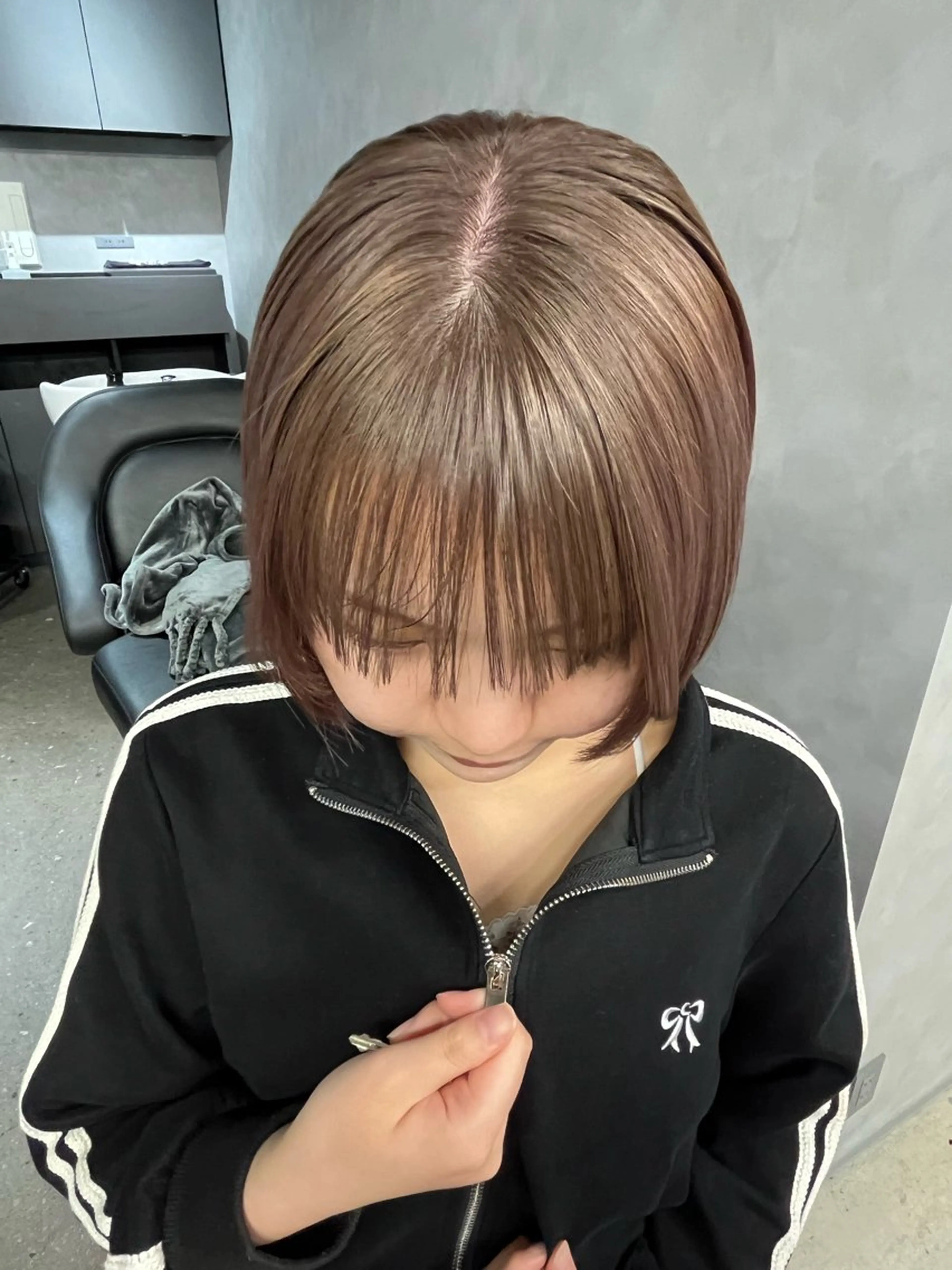 ショート カラー ｊｏｕｅｒｍ所属・透明感/グレージュ /韓国レイヤー🪽のヘアスタイル