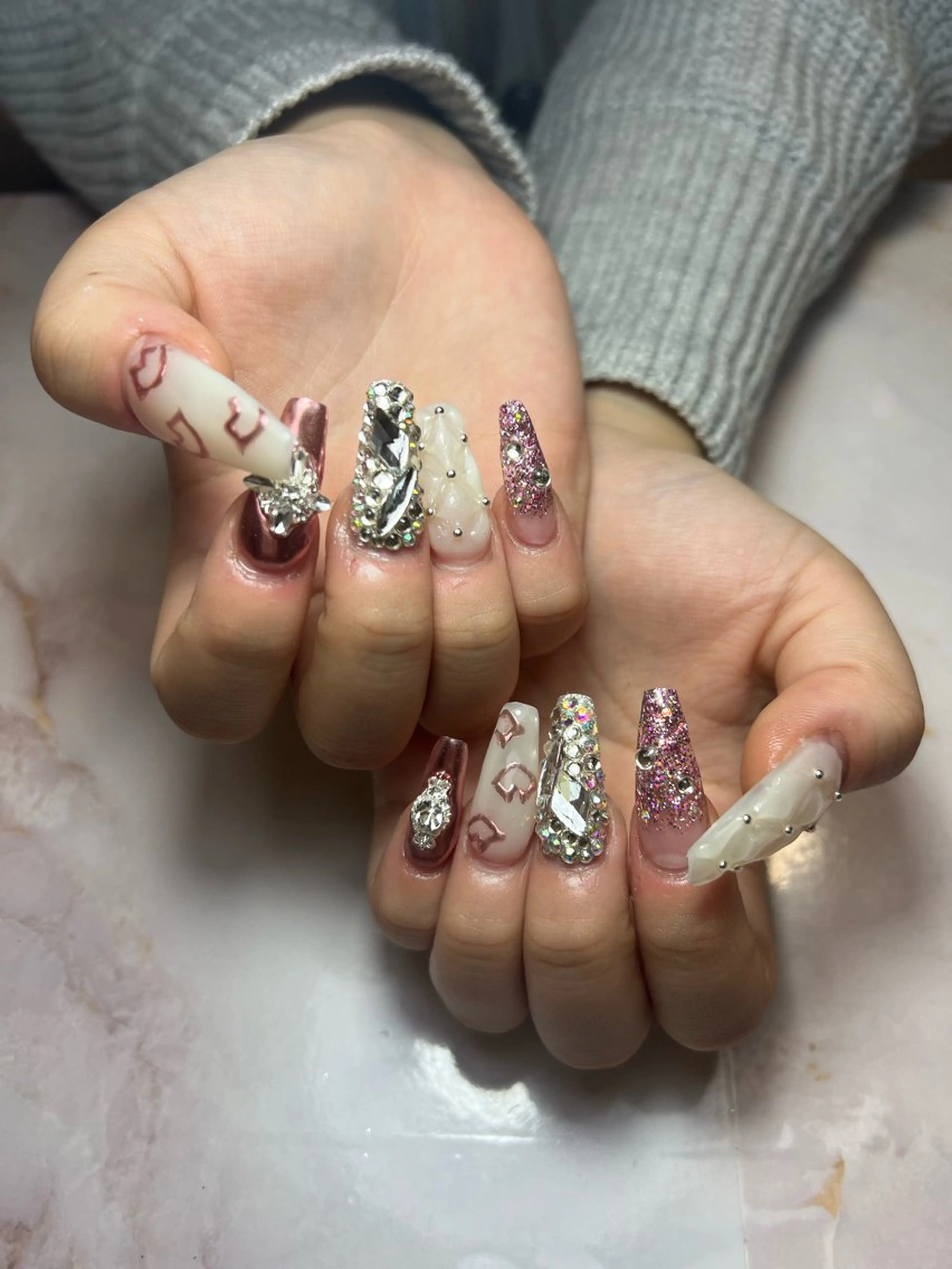 ネイル ワンホンネイル ハンドネイル Garnet nailのネイルデザイン