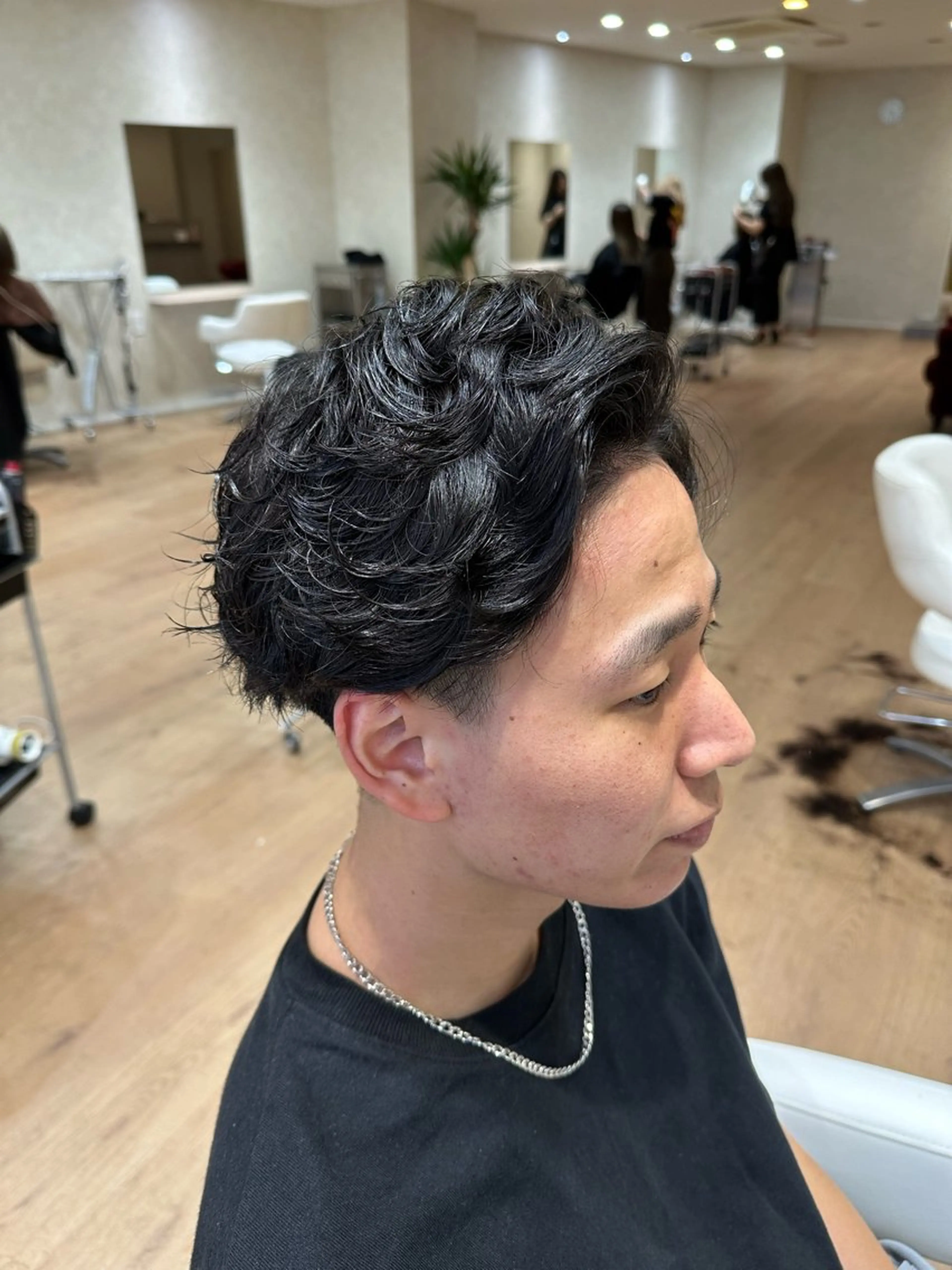 パーマ メンズ メンズパーマ ニュアンスパーマ 【似合わせ】 藤原 拓徒のヘアスタイル