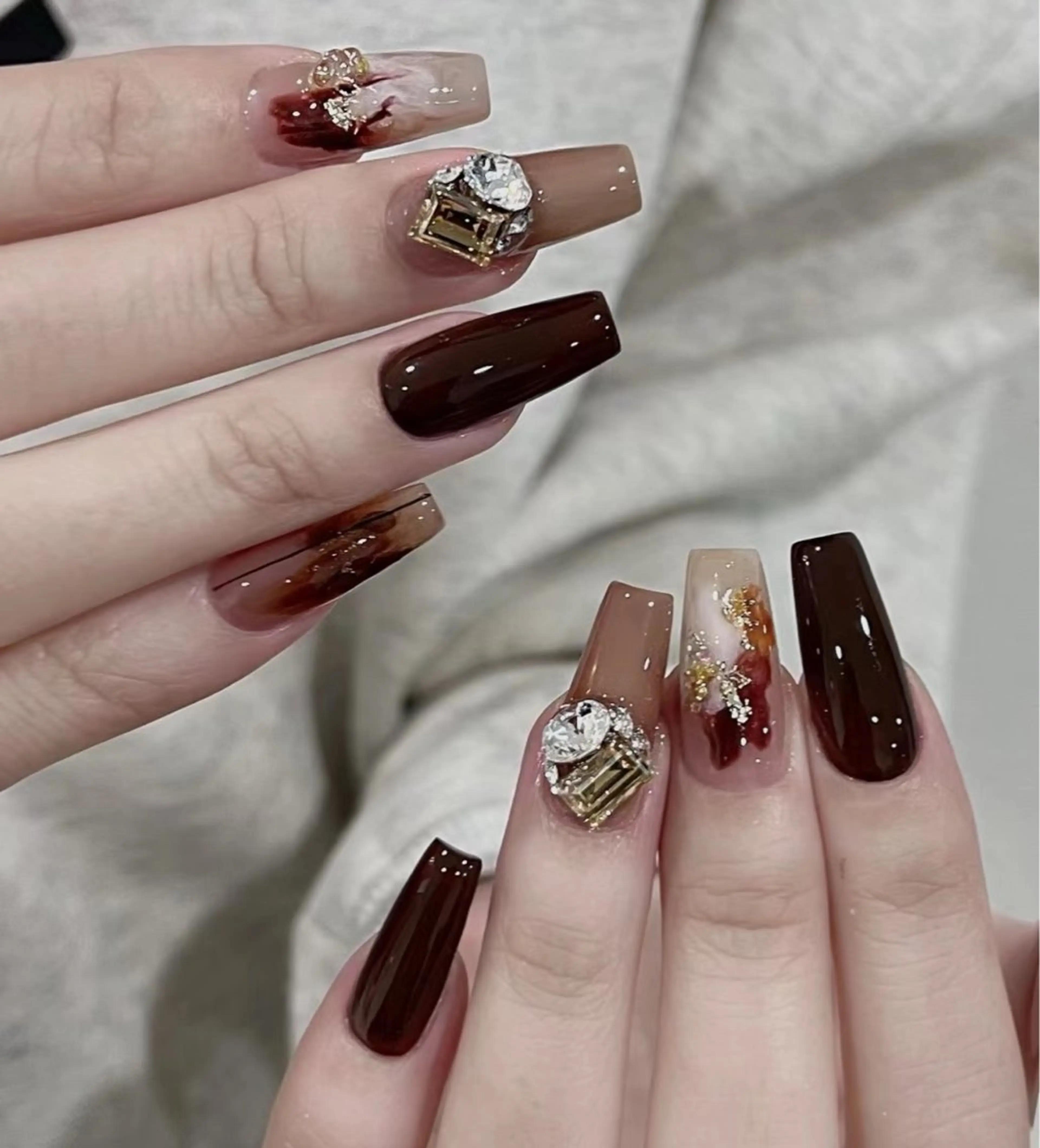 ネイル 長さだし専門店 M2　rikaのネイルデザイン