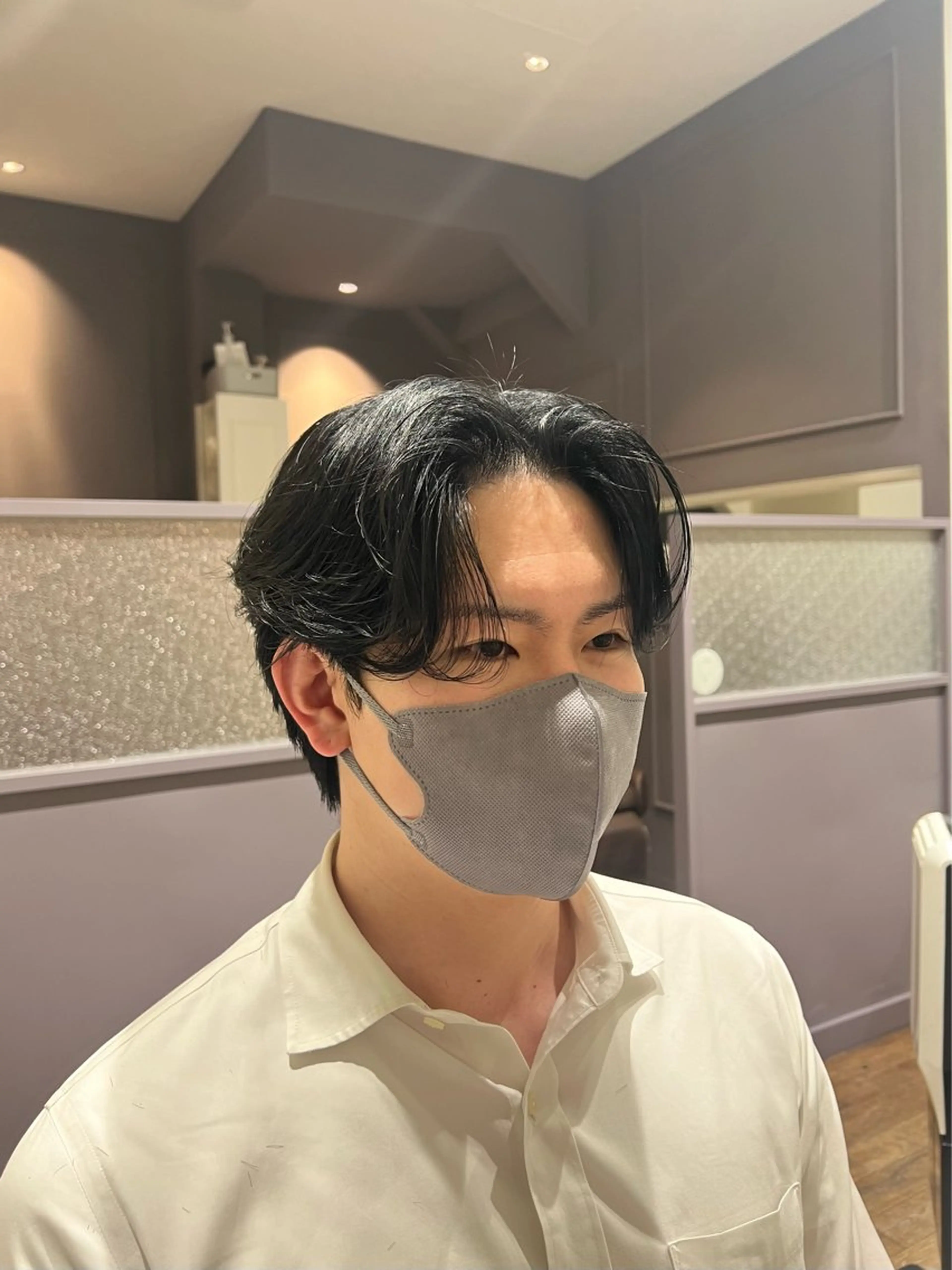 ショート パーマ メンズ メンズパーマ ニュアンスパーマ vi-ta 魚らん坂店所属・ショートカットモデル 募集中🫧Rumaのヘアスタイル