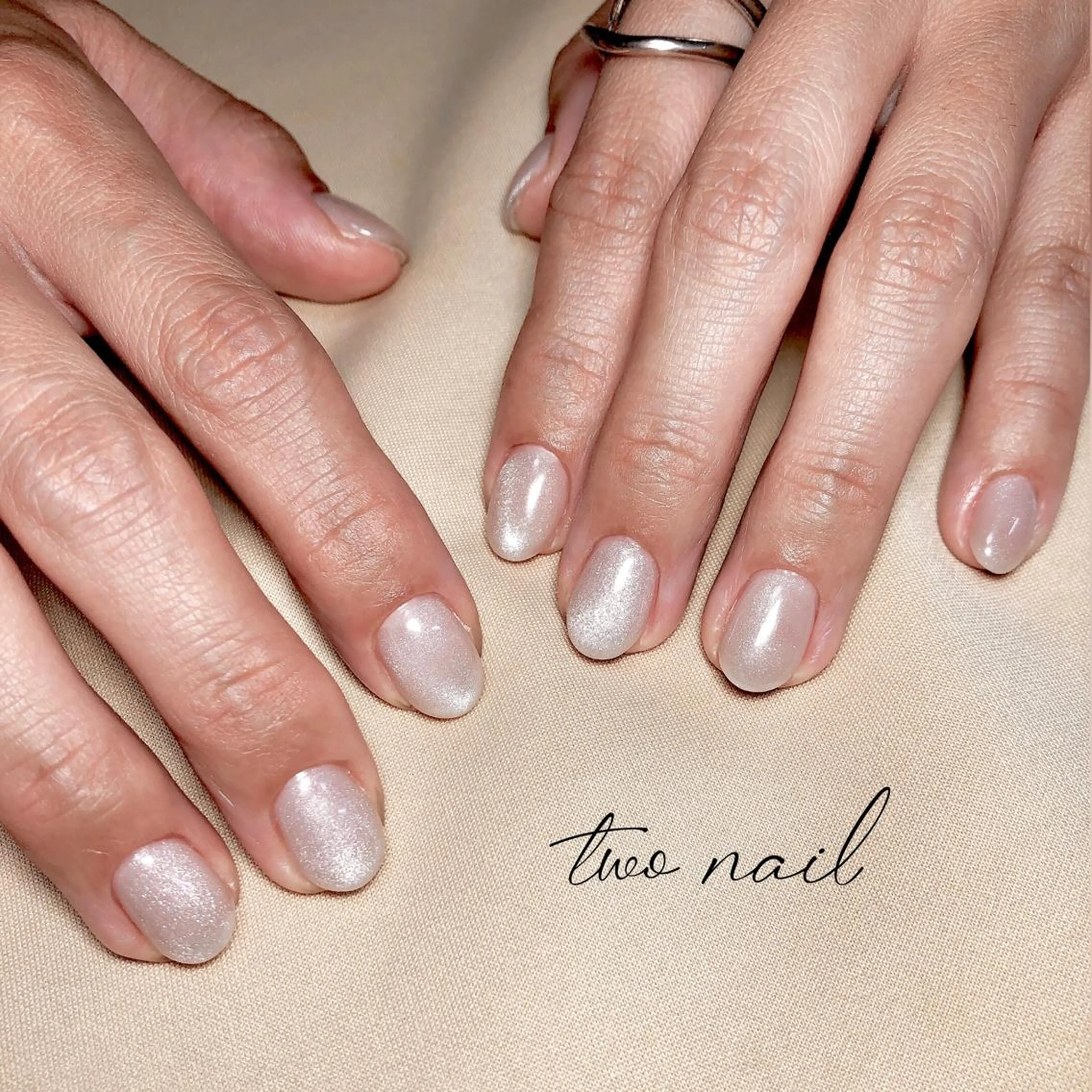 ネイル アートネイル フットネイル ハート マグネットネイル ニュアンスネイル ハンドネイル two nailのネイルデザイン