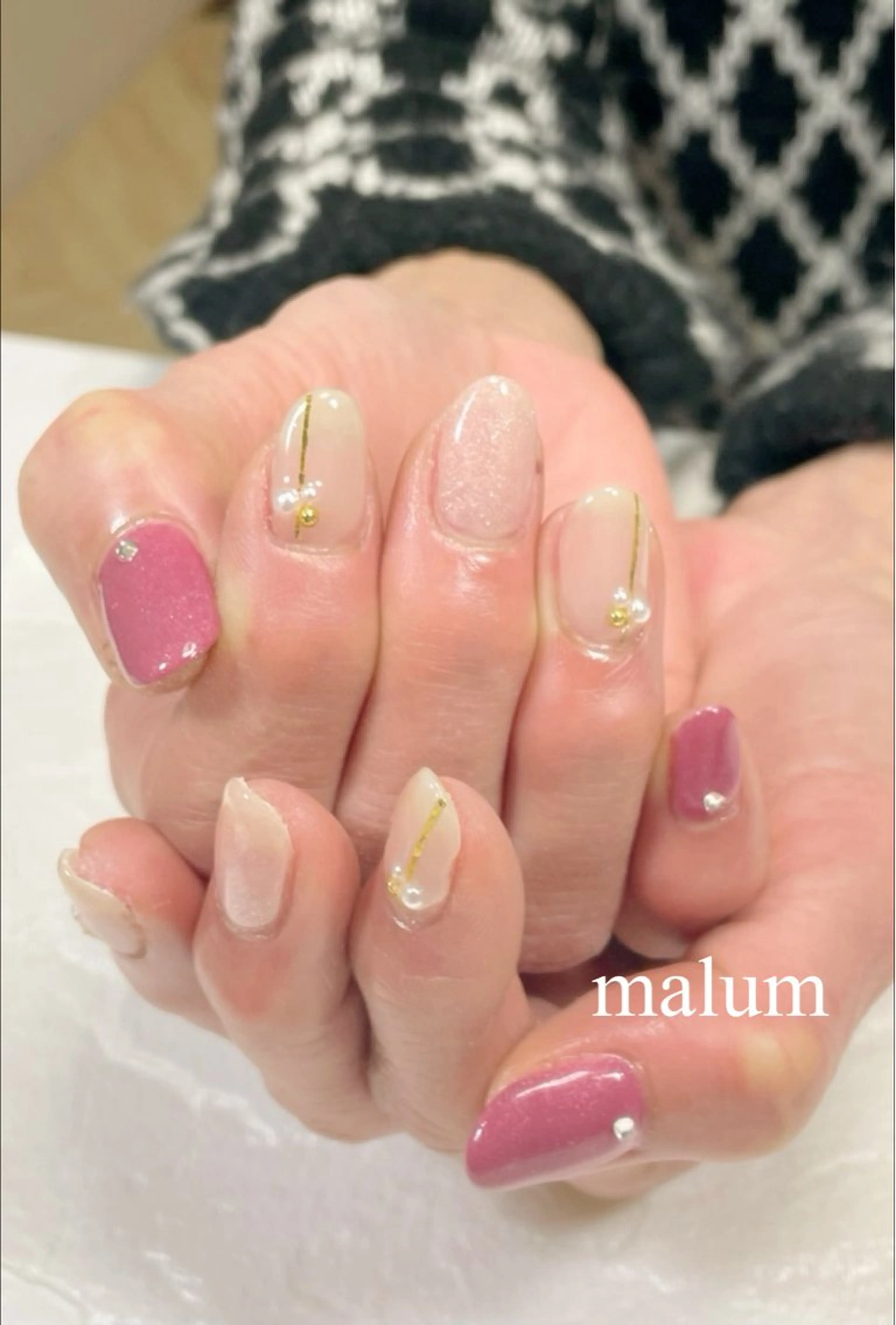 ネイル アートネイル ハンドネイル malum nailのネイルデザイン