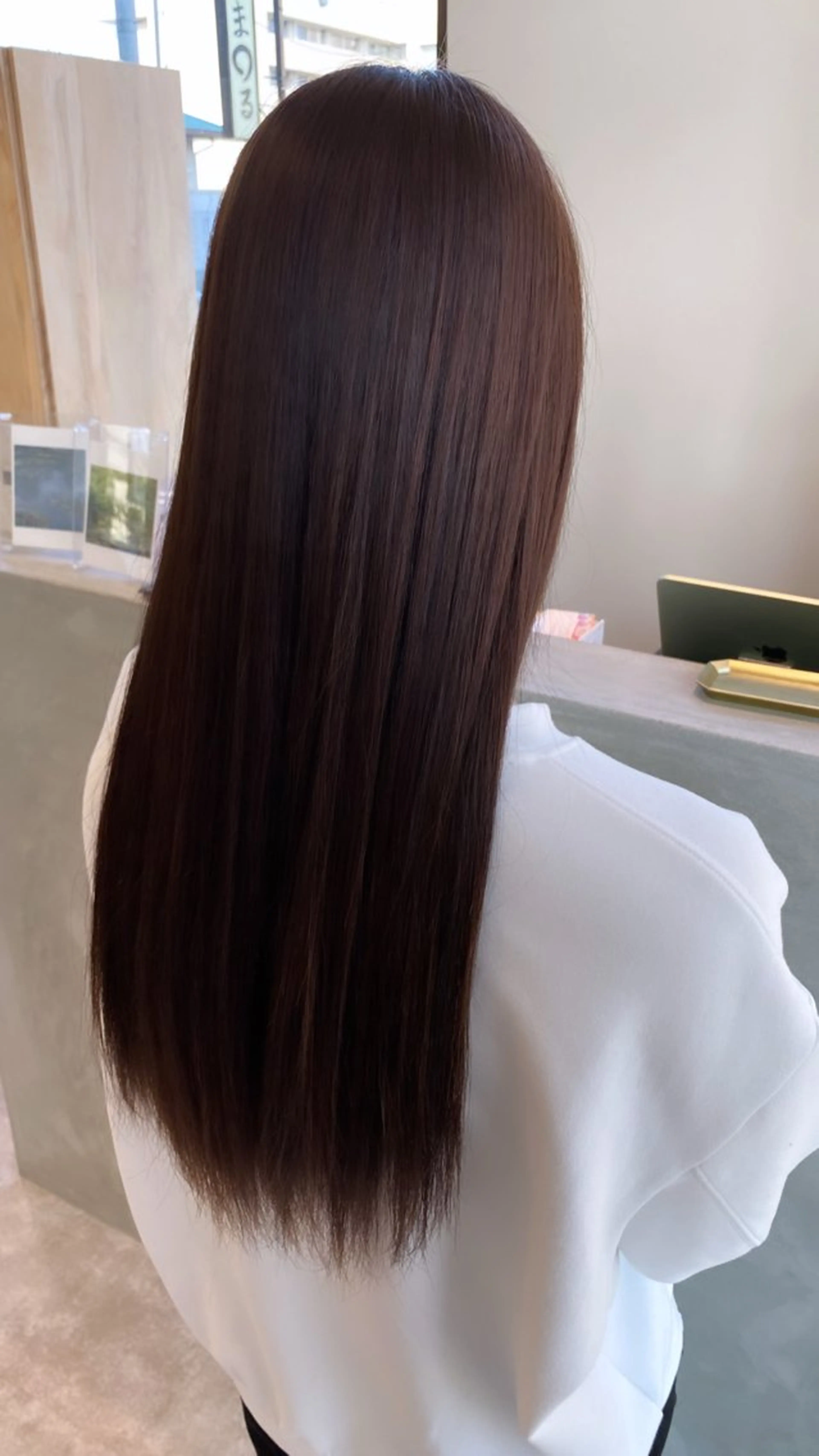 ロング カット 縮毛矯正 奈良の艶髪職人/ 藤田和輝✨のヘアスタイル