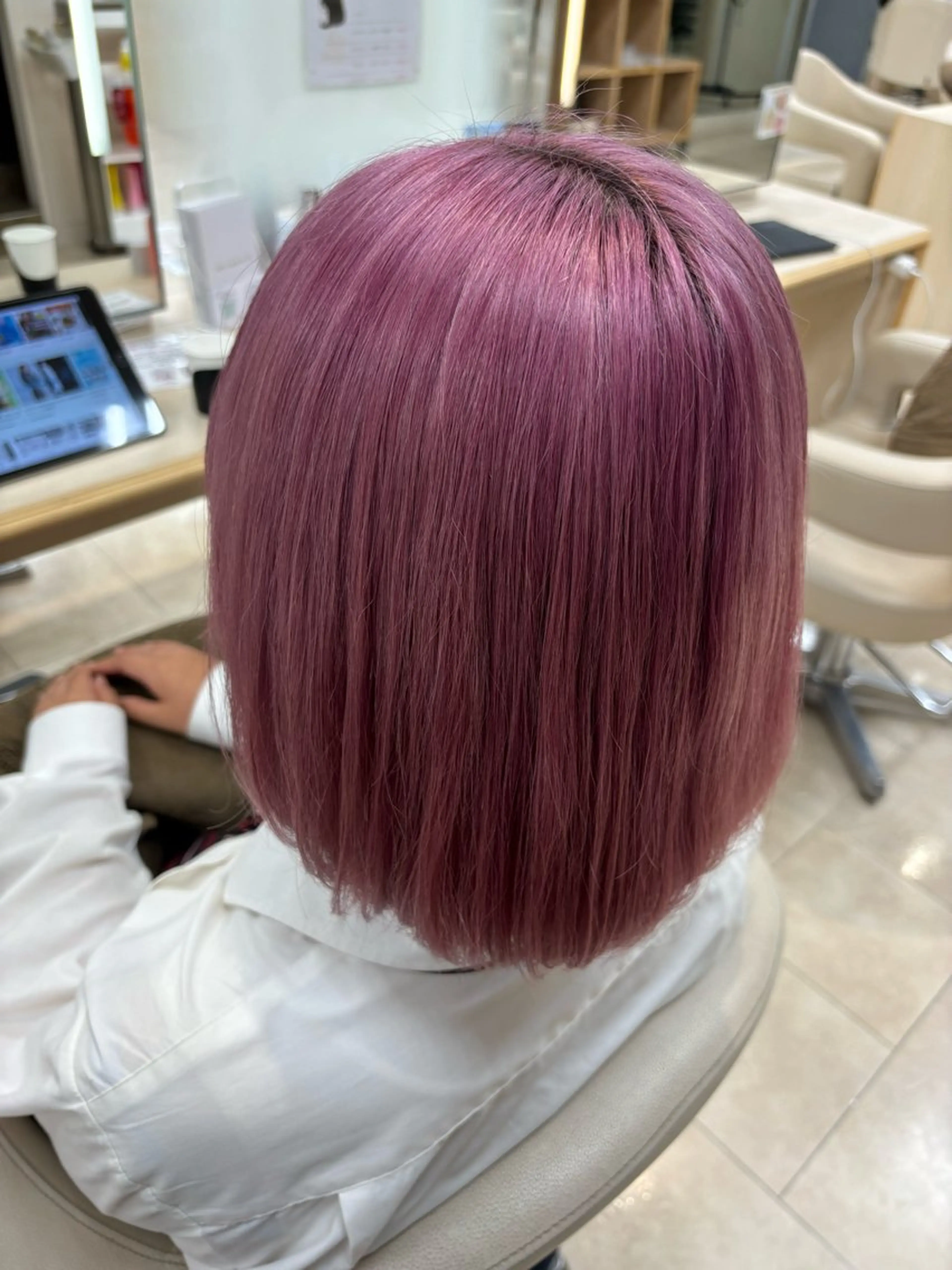 カラー 🎀暖色カラー/透明 感カラー/ひな🎀のヘアスタイル