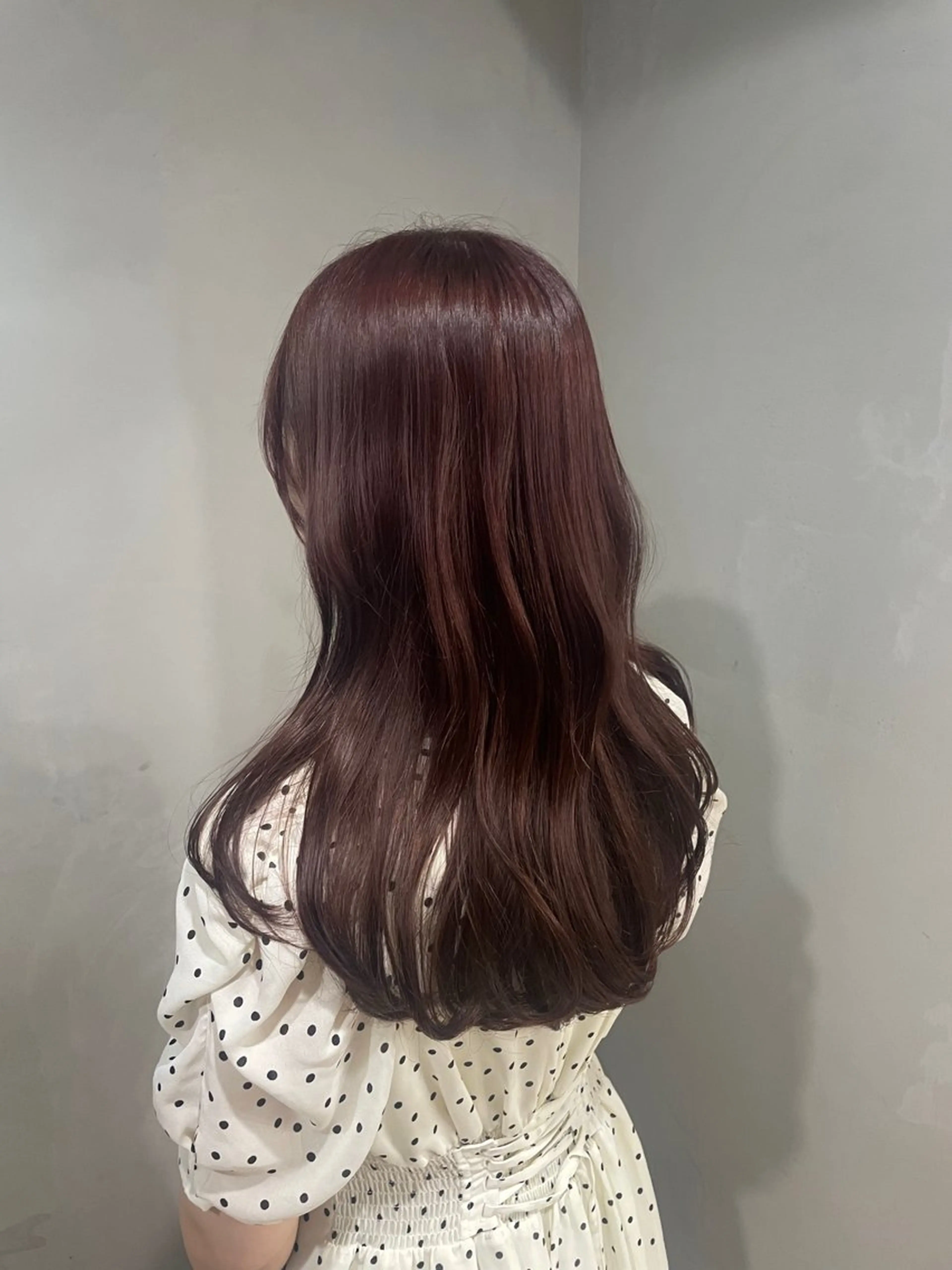 セミロング カラー ヘアカラー トリートメント Ameri 新宿所属・新宿/透明感カラー/ 髪質改善/桜良のヘアスタイル