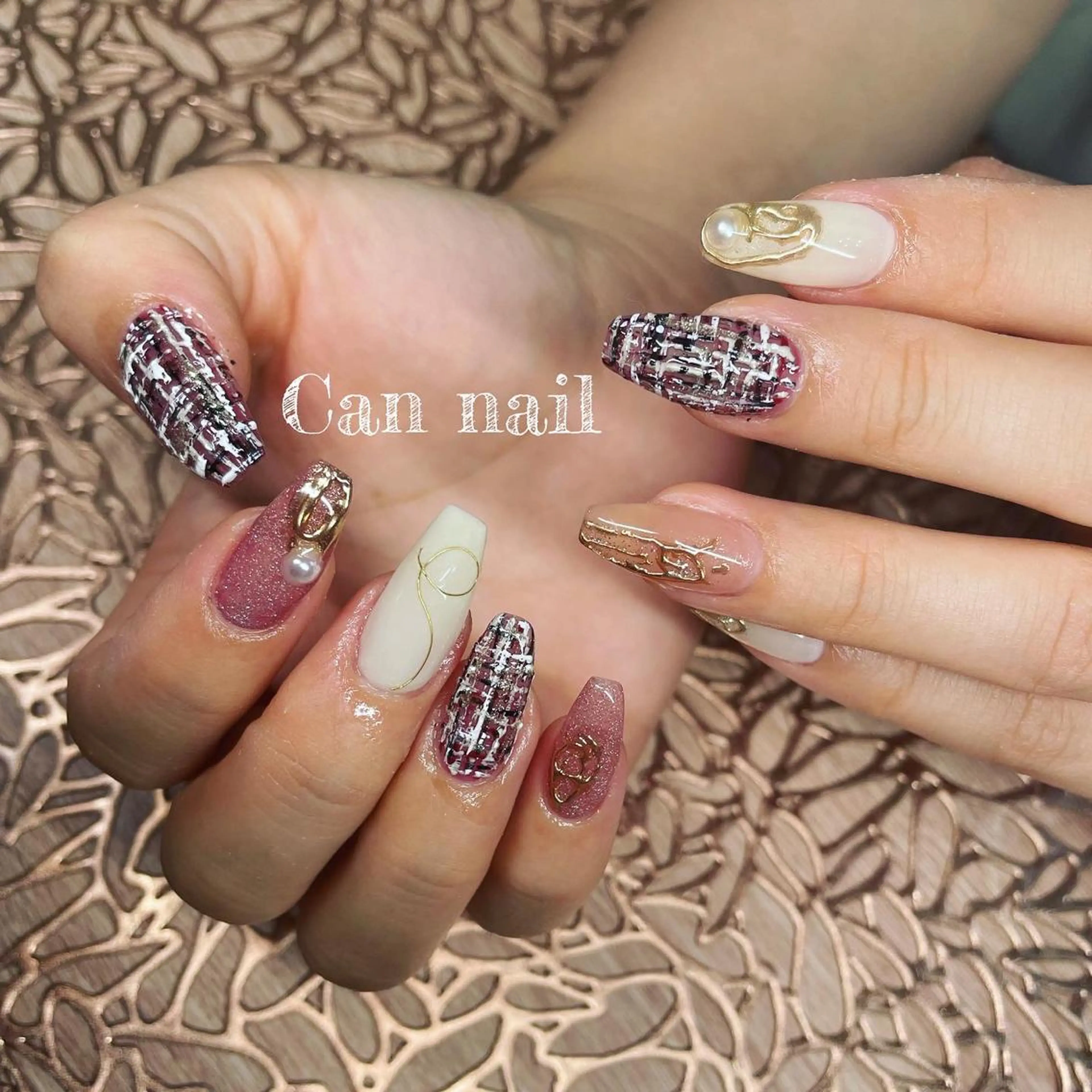 ロング ネイル ハンドネイル Parfum パルファンのネイルデザイン