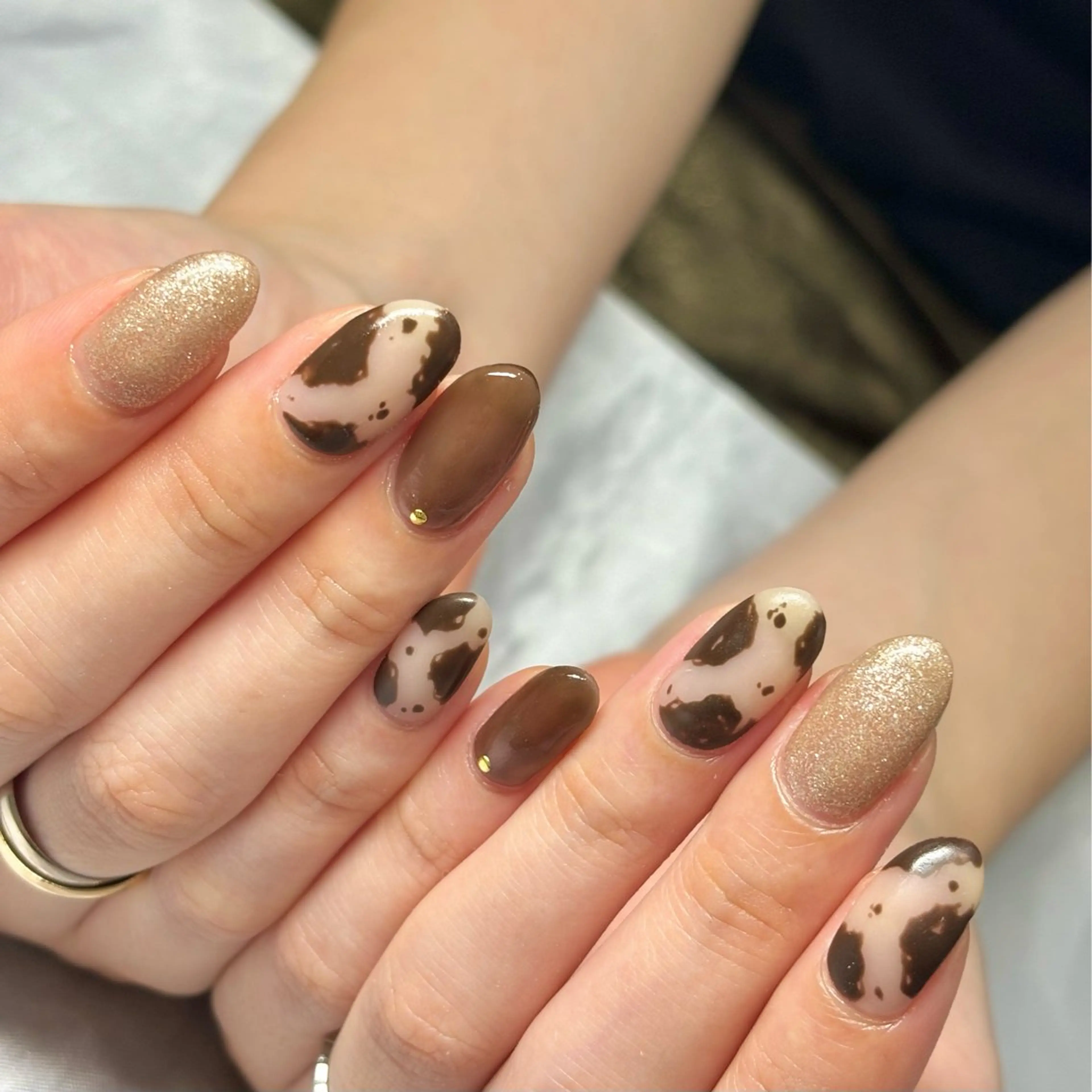 メンズ ネイル マットネイル ハンドネイル ハンドケア nail&eye Aoのマツエク・マツパデザイン