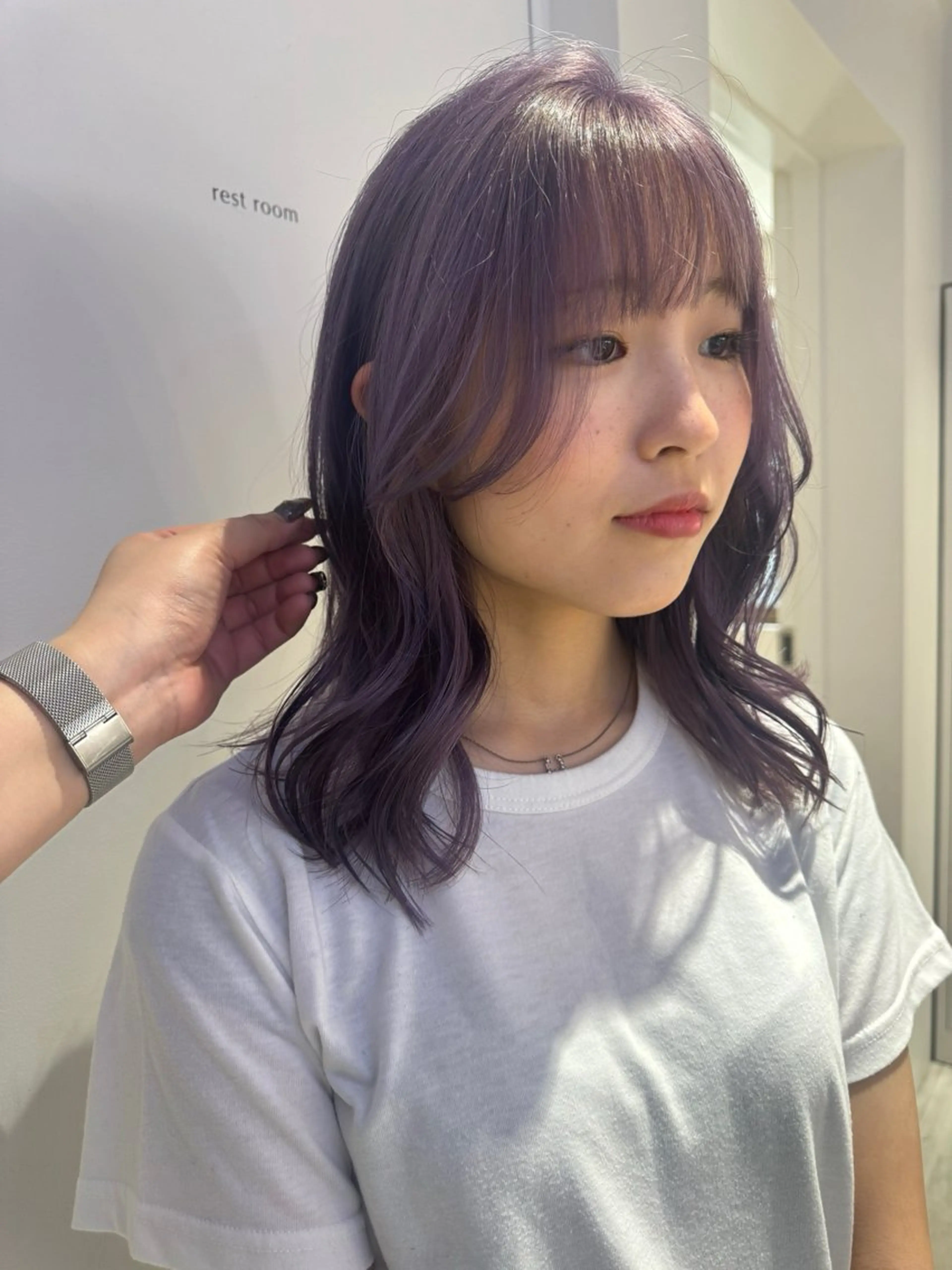 カラー ブリーチ ヘアカラー トリートメント icon所属・Ami / icon博多のヘアスタイル