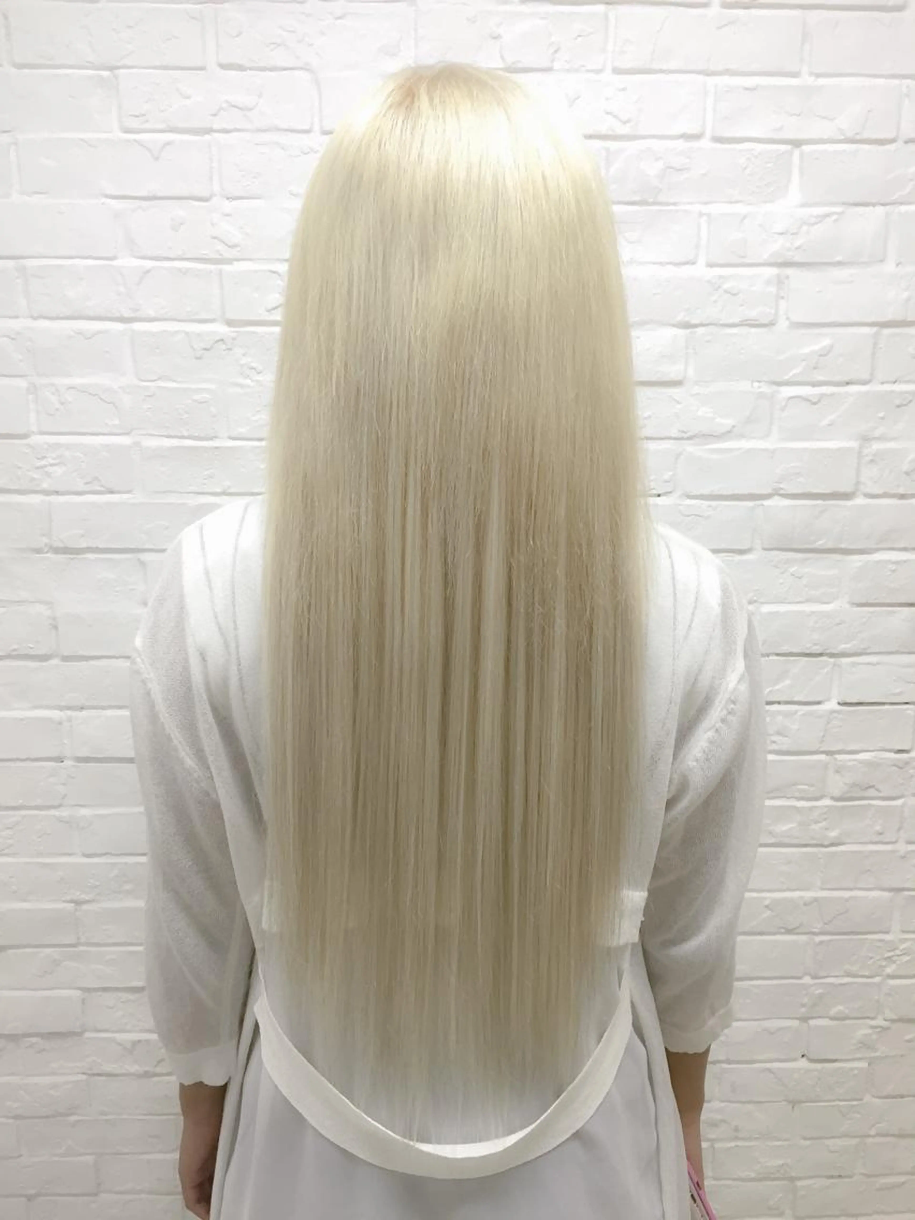 《馴染ませカット無料》ダブルカラー&シールエクステ100本&トリートメントの写真