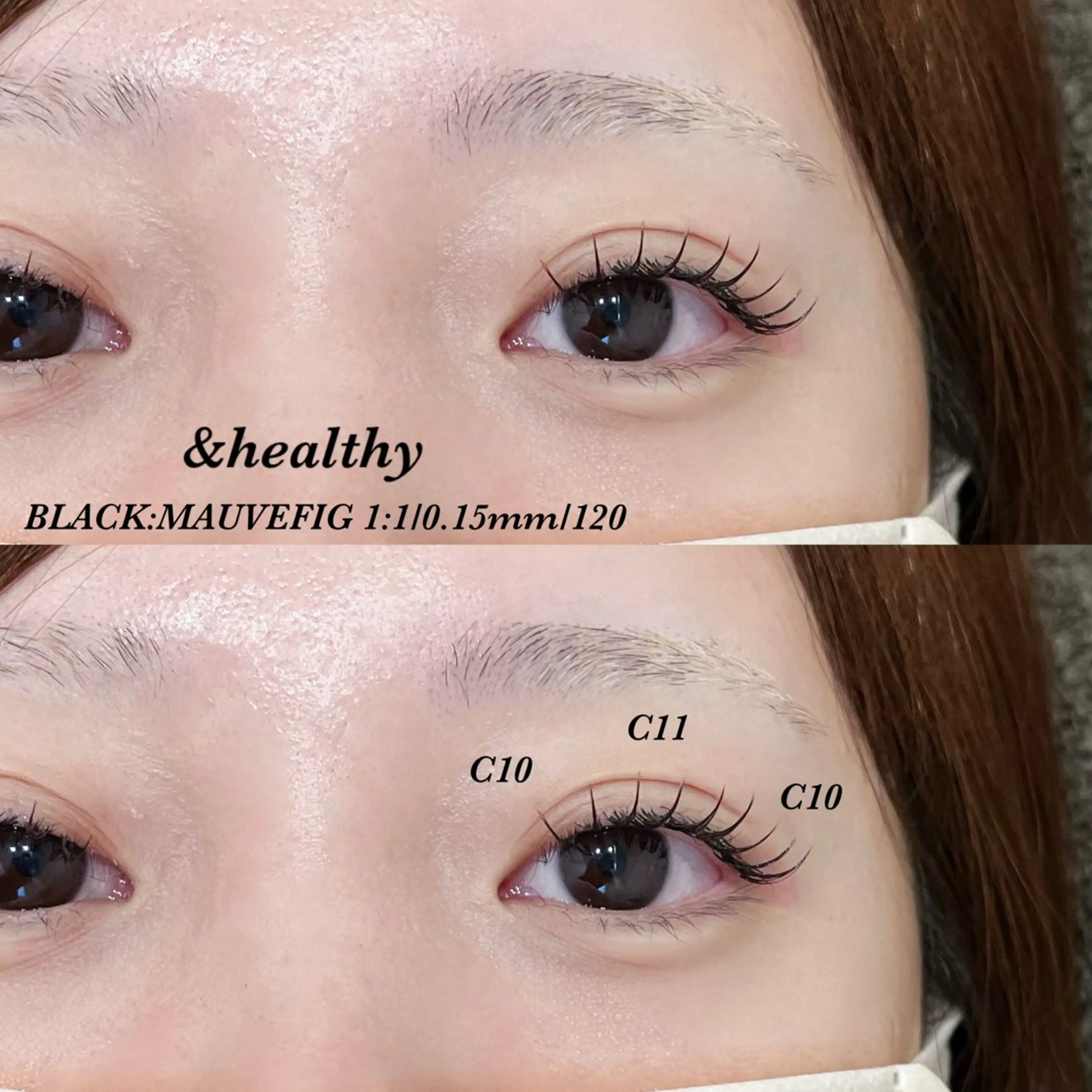 マツエク・マツパ 水柿 ミズガキのマツエク・マツパデザイン