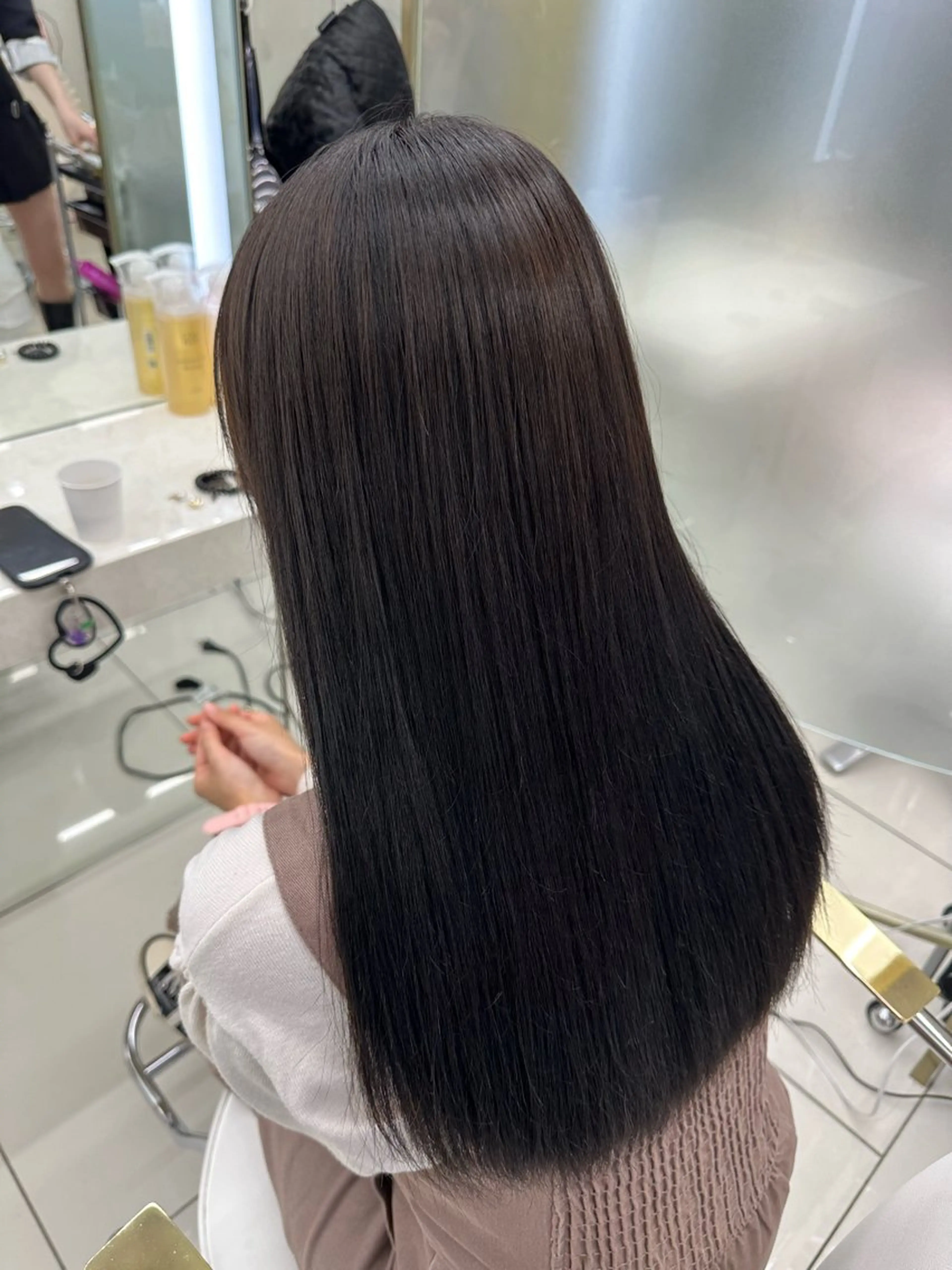 ロング カラー COA GINZA 小野澤駿のヘアスタイル