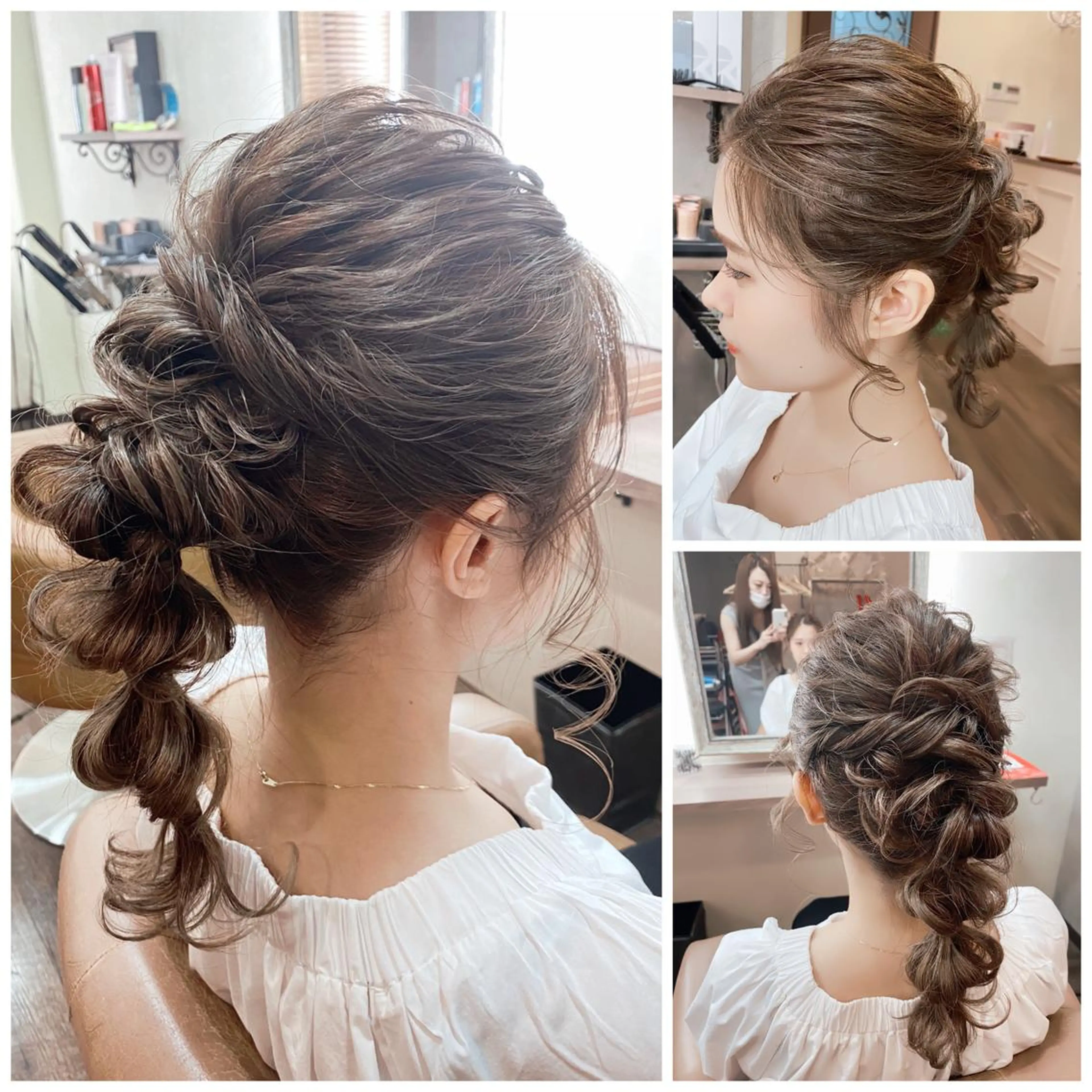 ヘアアレンジ ポニーテール 田井中 悠紀のヘアスタイル