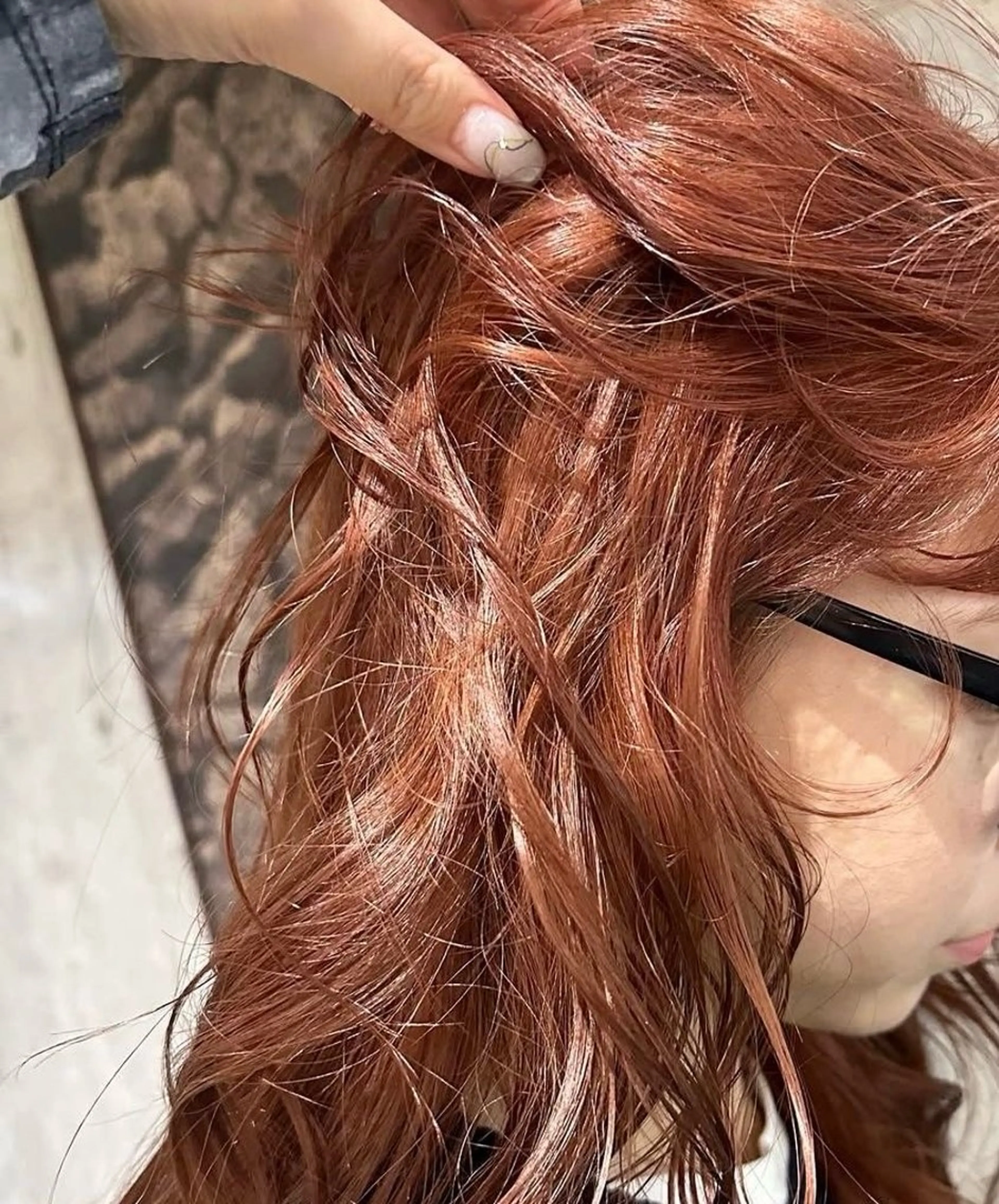 ミディアム カラー mocca★ 細川のヘアスタイル