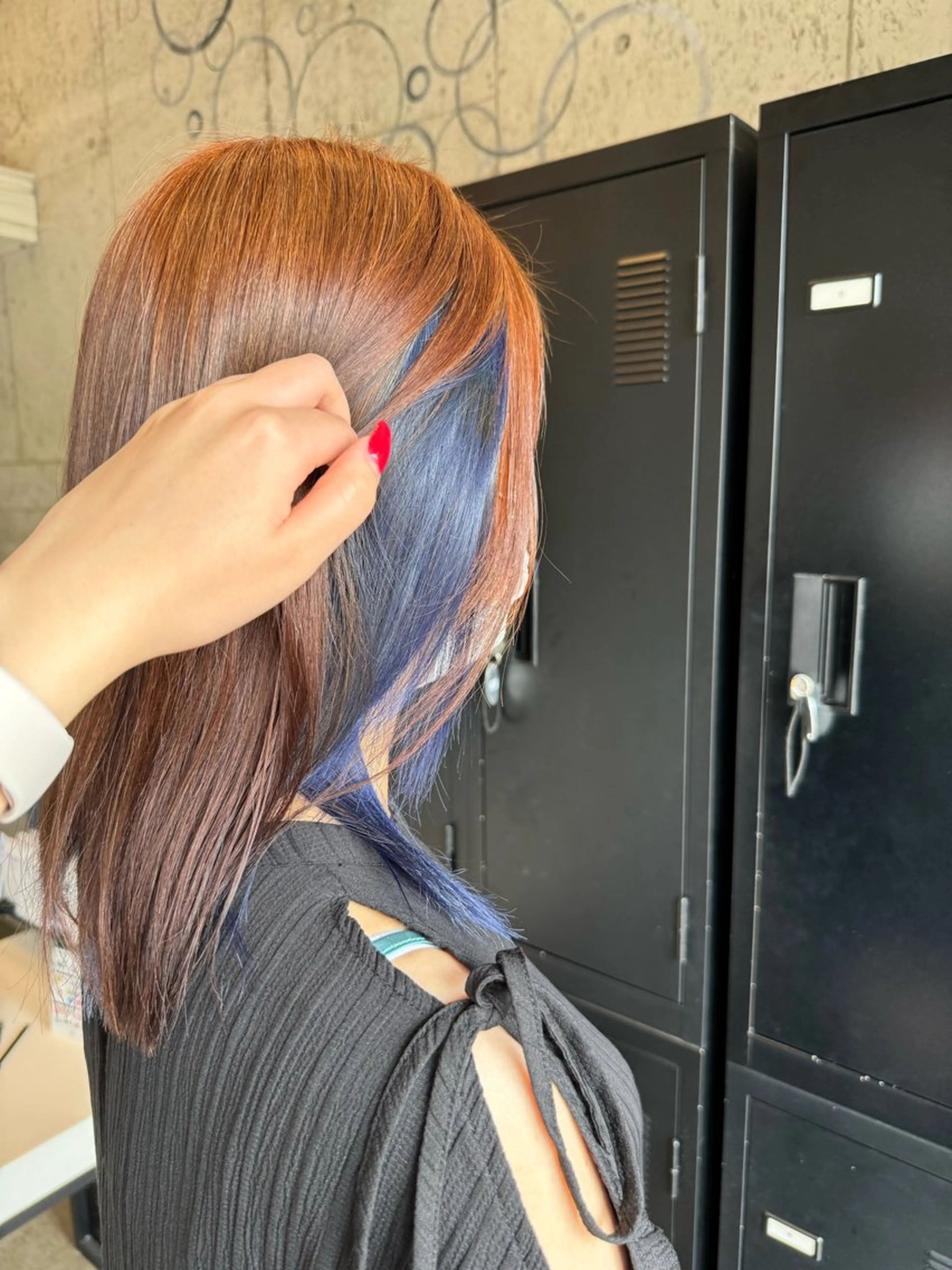 セミロング ヘアカラー 🐥Homie/ yuna🐥のヘアスタイル