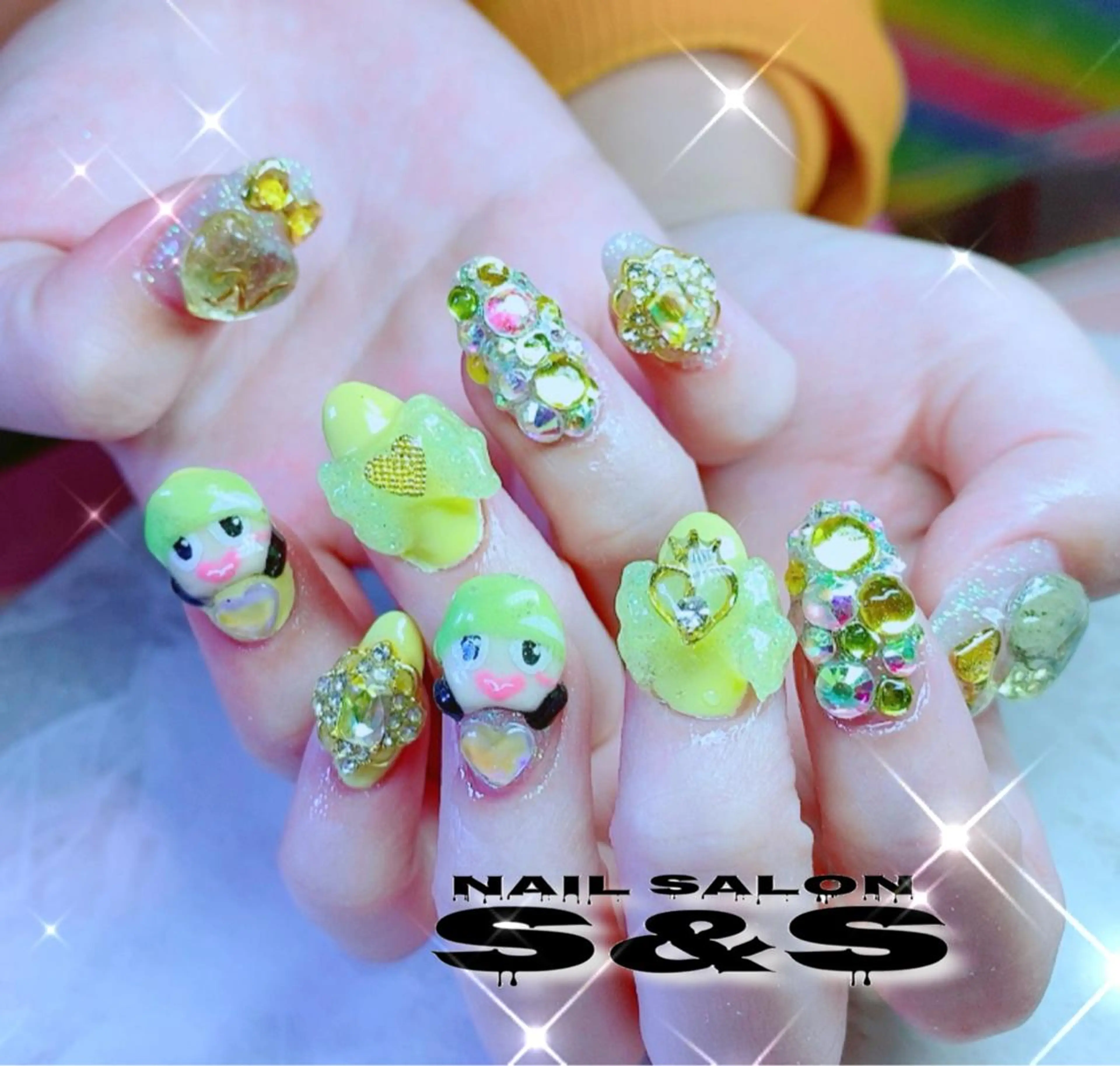 ネイル 長さ出し メンズネイル 持ち込み スカルプネイル S&S 村田小百合のネイルデザイン