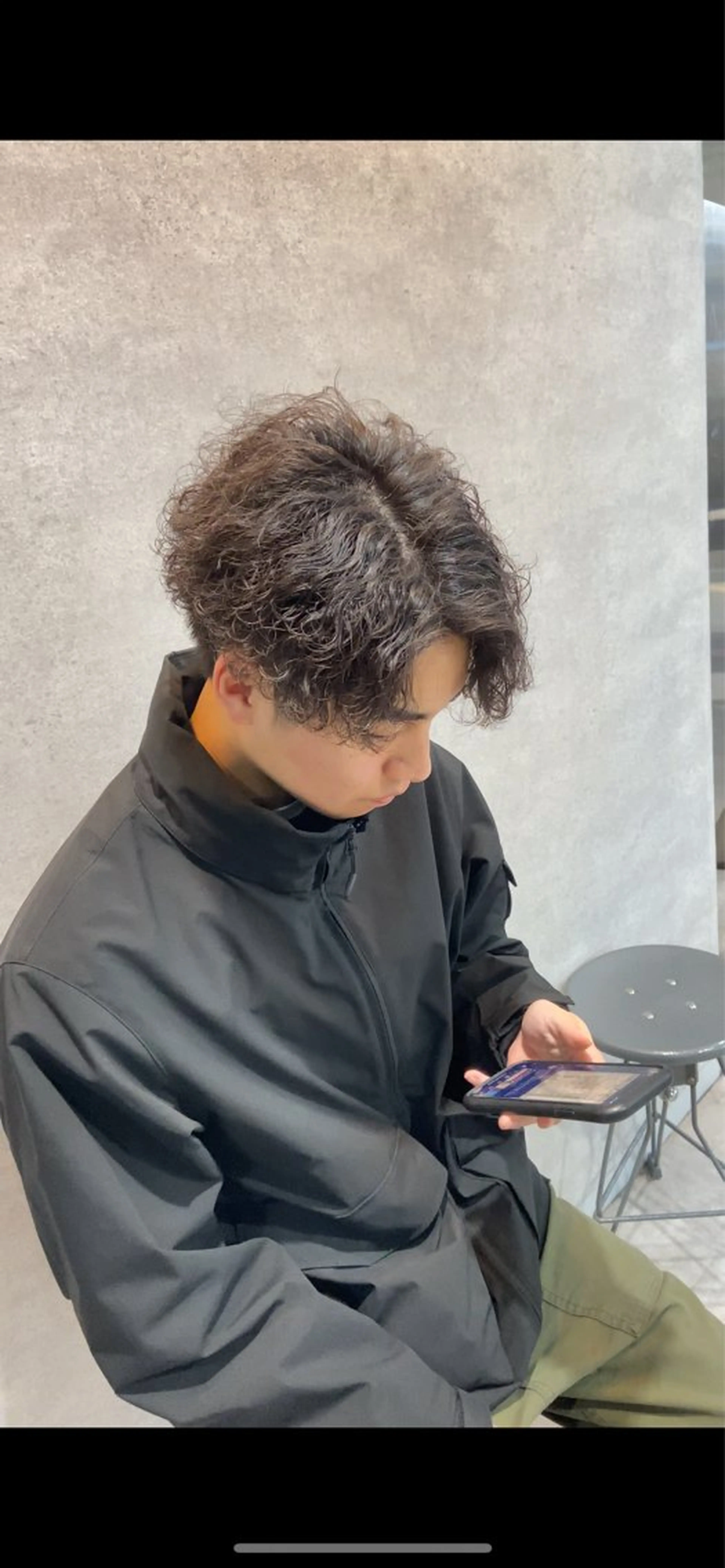 メンズ センターパート メンズハイライト メンズメッシュ マッシュ メンズパーマ 波巻き/サーフカール 🌊吉野裕稀のヘアスタイル