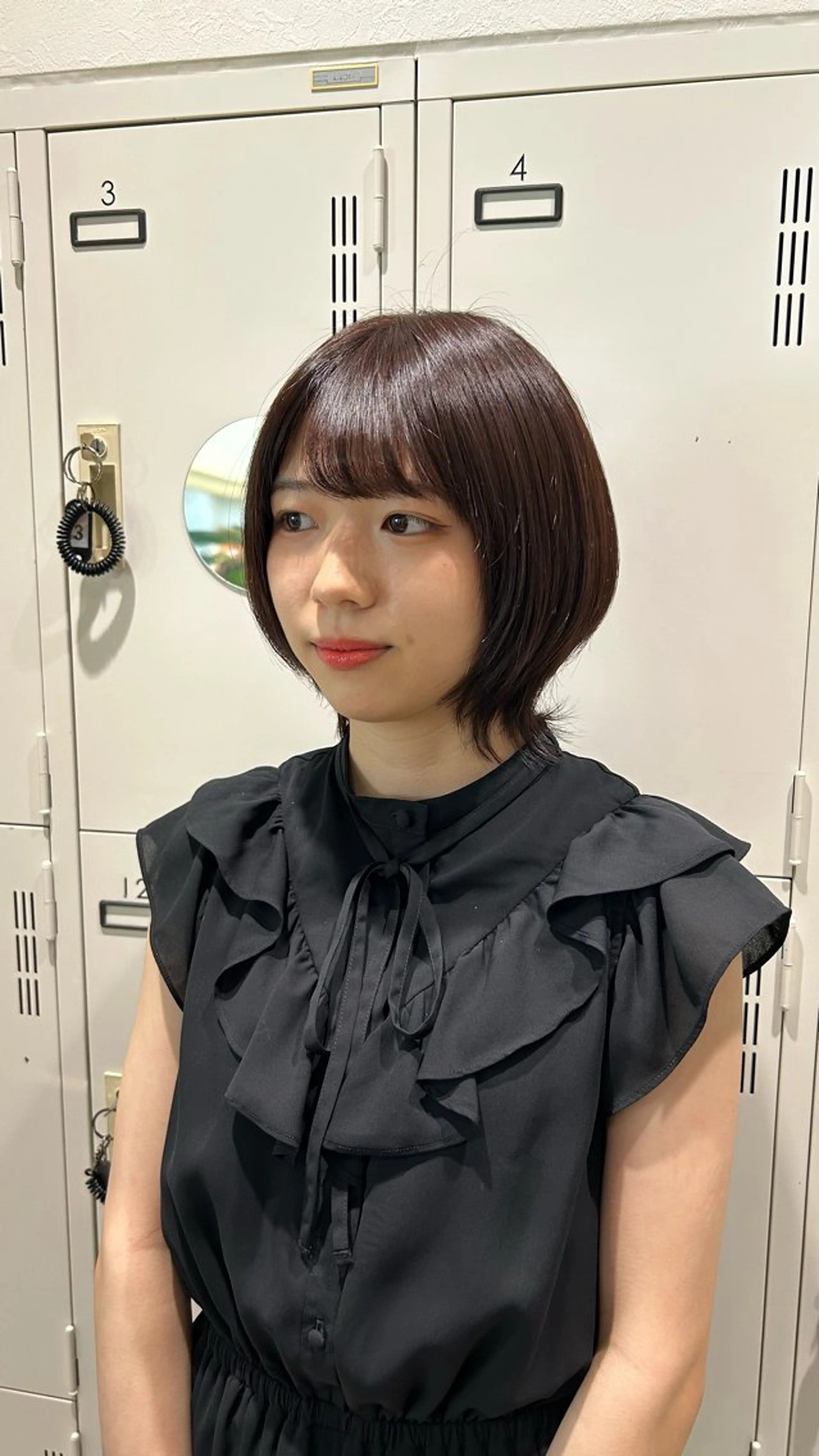 ショート ヘアカラー 縮毛矯正/ブリーチ 無しWカラーのヘアスタイル