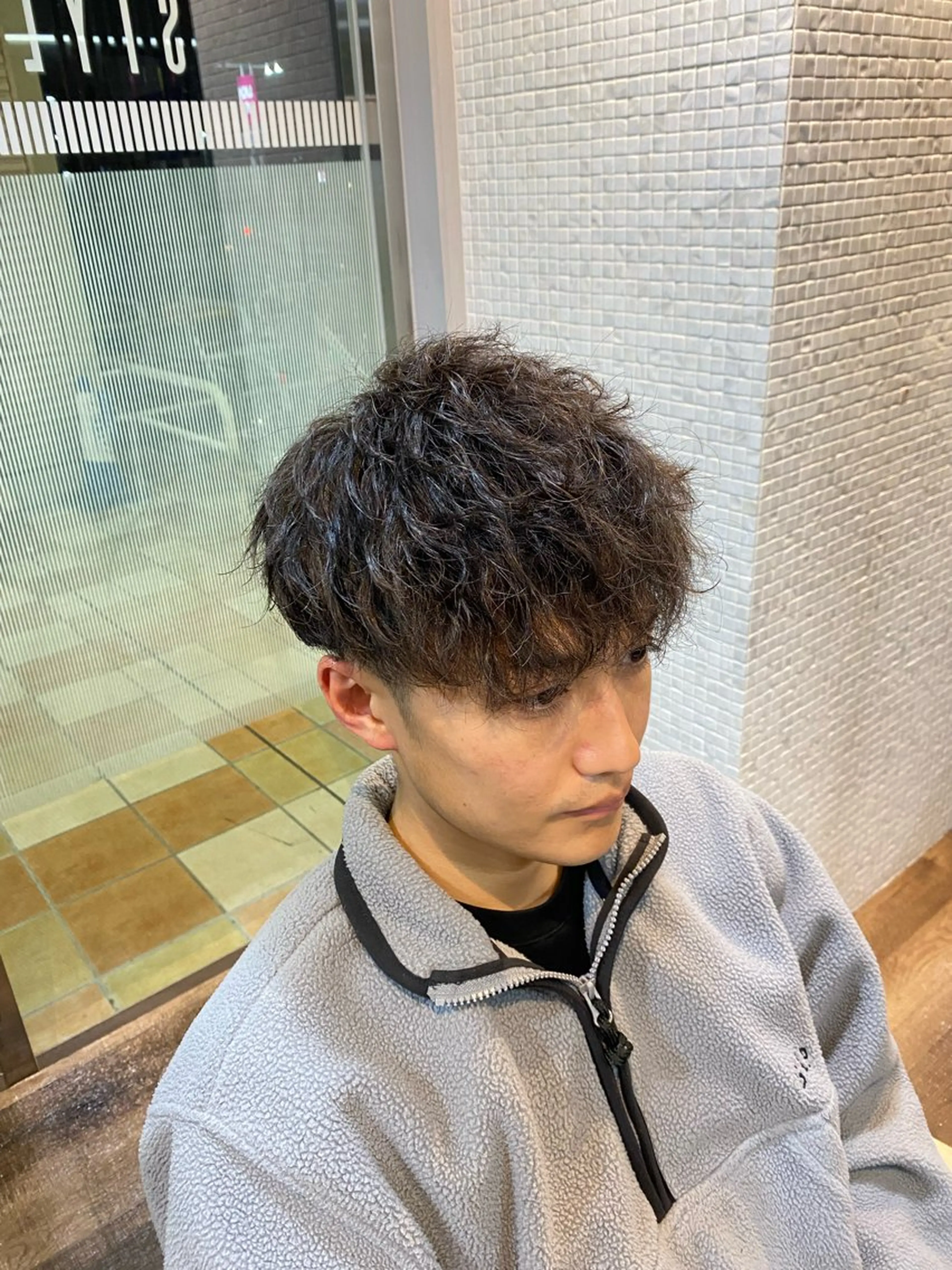 パーマ メンズ カット パーマ STYLE エキシティ店所属・【似合わせパーマ】 STYLE 杉原　魁のヘアスタイル
