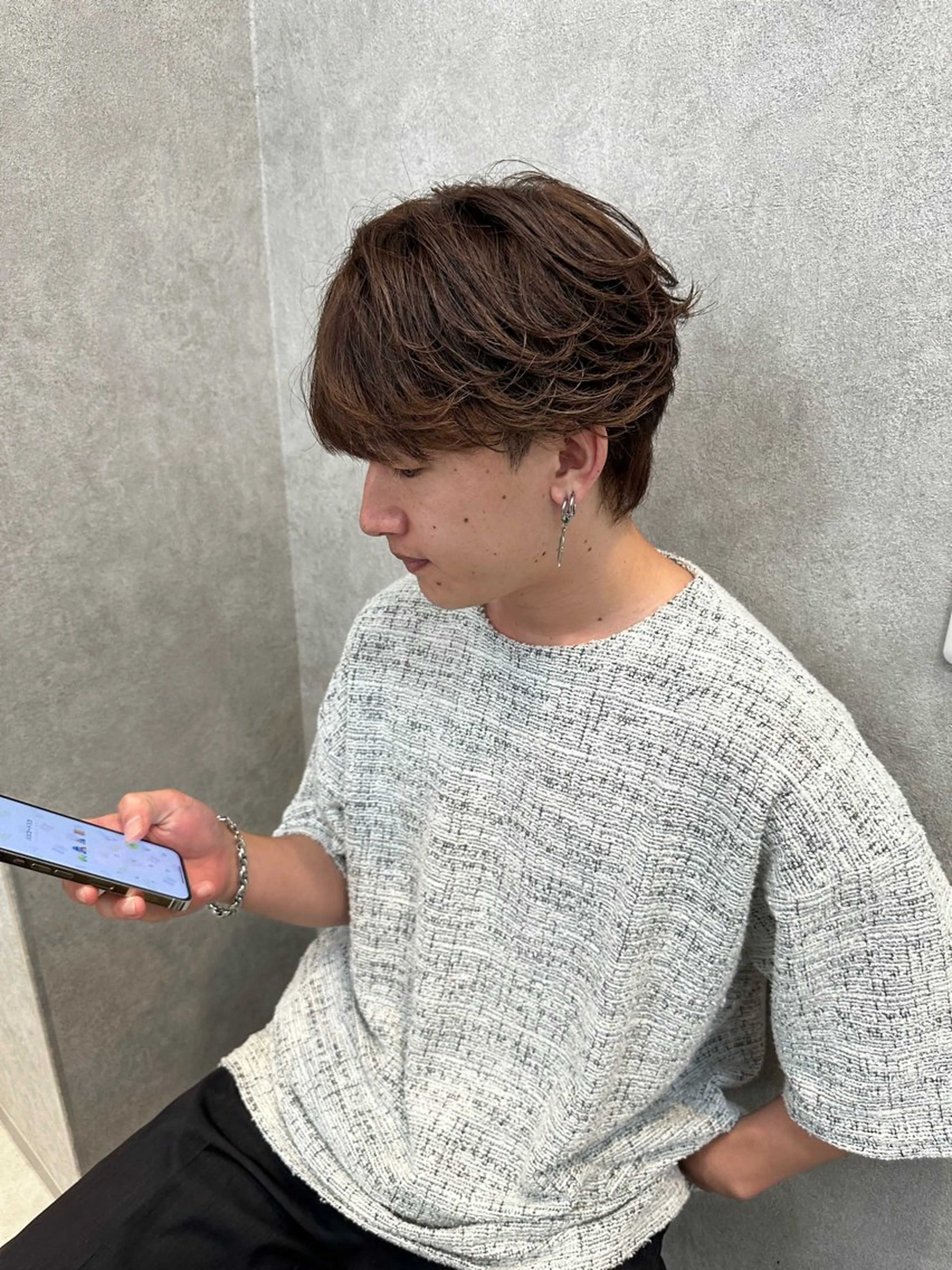 ヘアアレンジ メンズ カノン/メンズカット /ダウンパーマのヘアスタイル