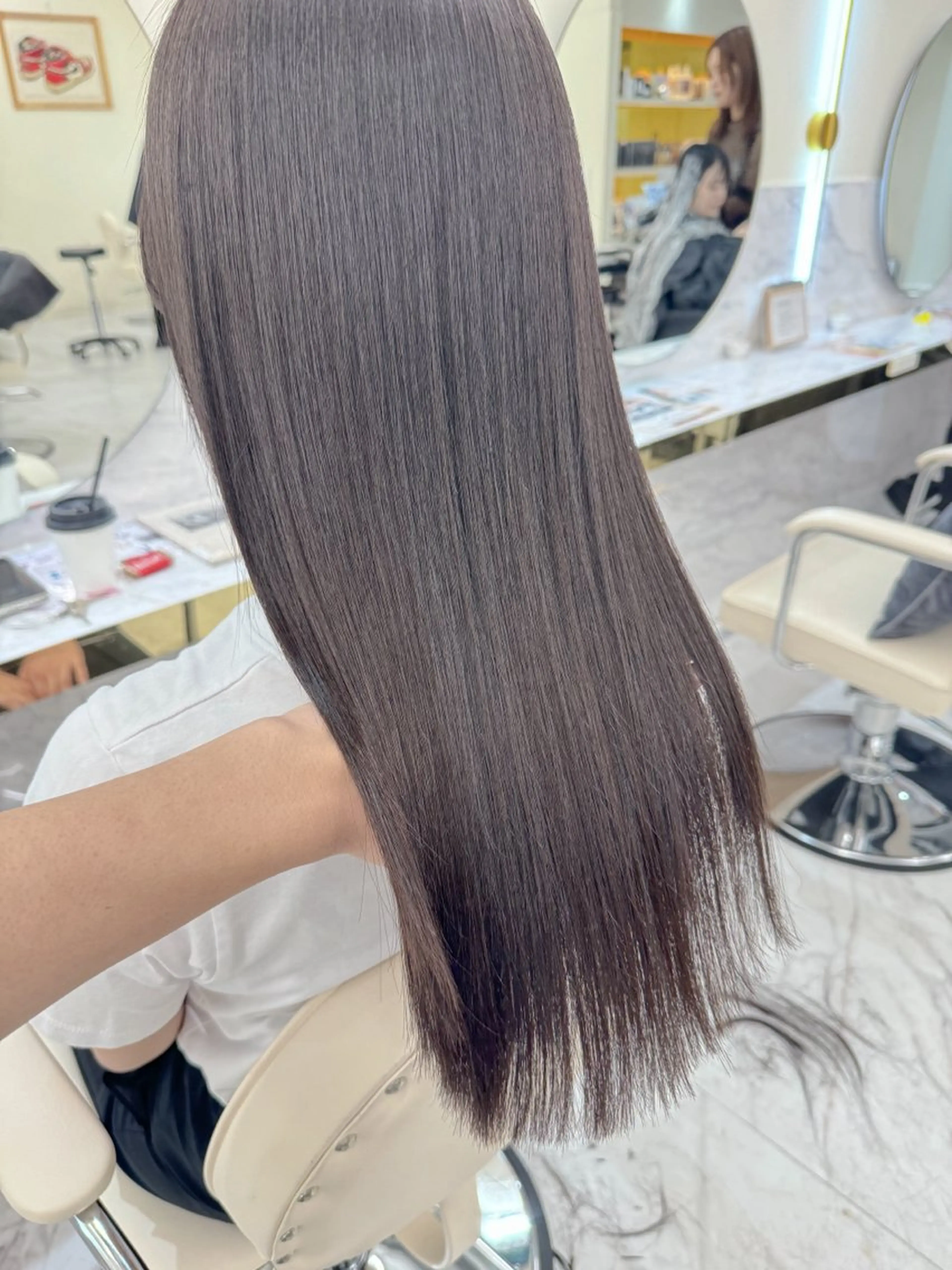 ロング カット ヘアカラー トリートメント シンタニナオト /梅田茶屋町のヘアスタイル