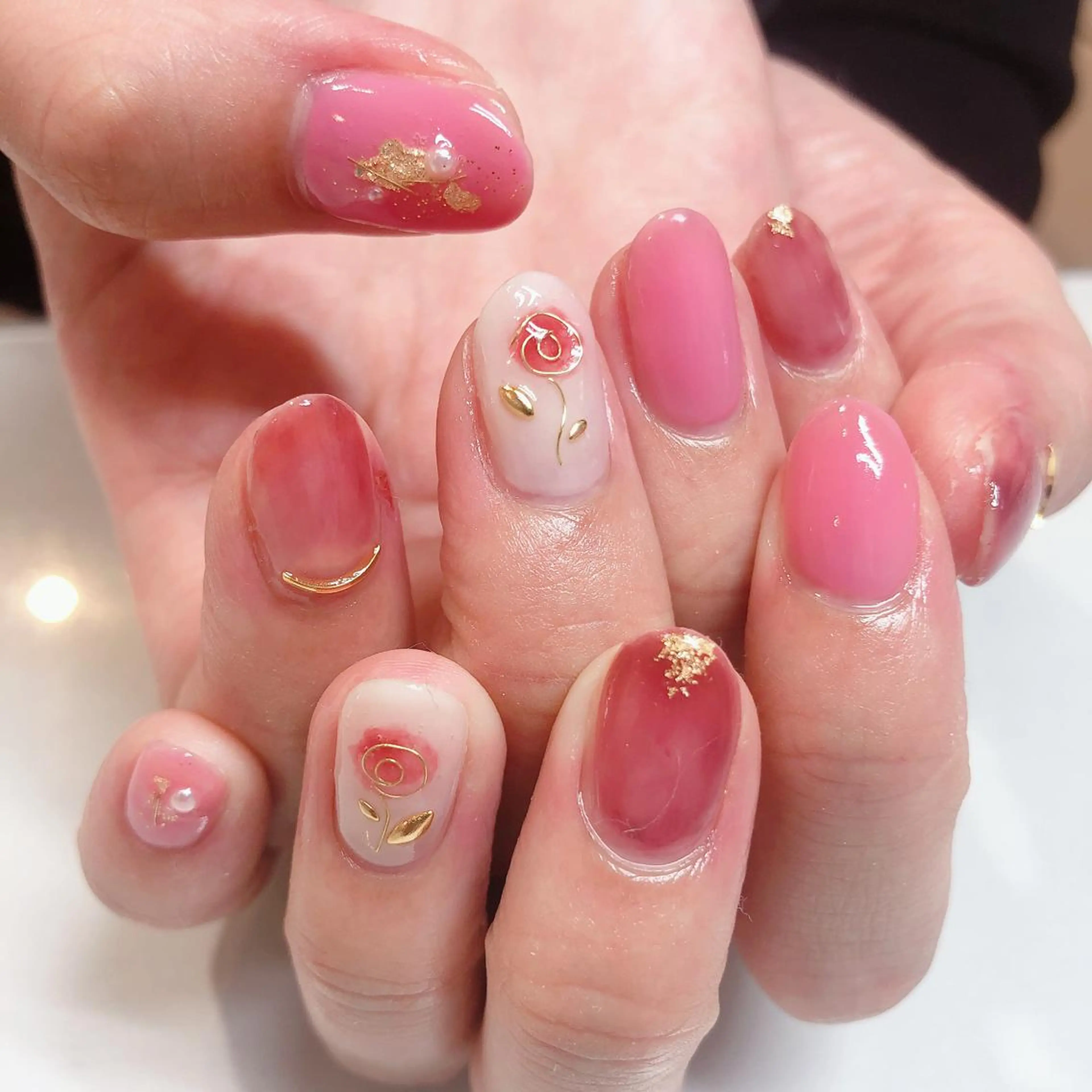 ネイル 卒業式 原 麻耶のヘアスタイル